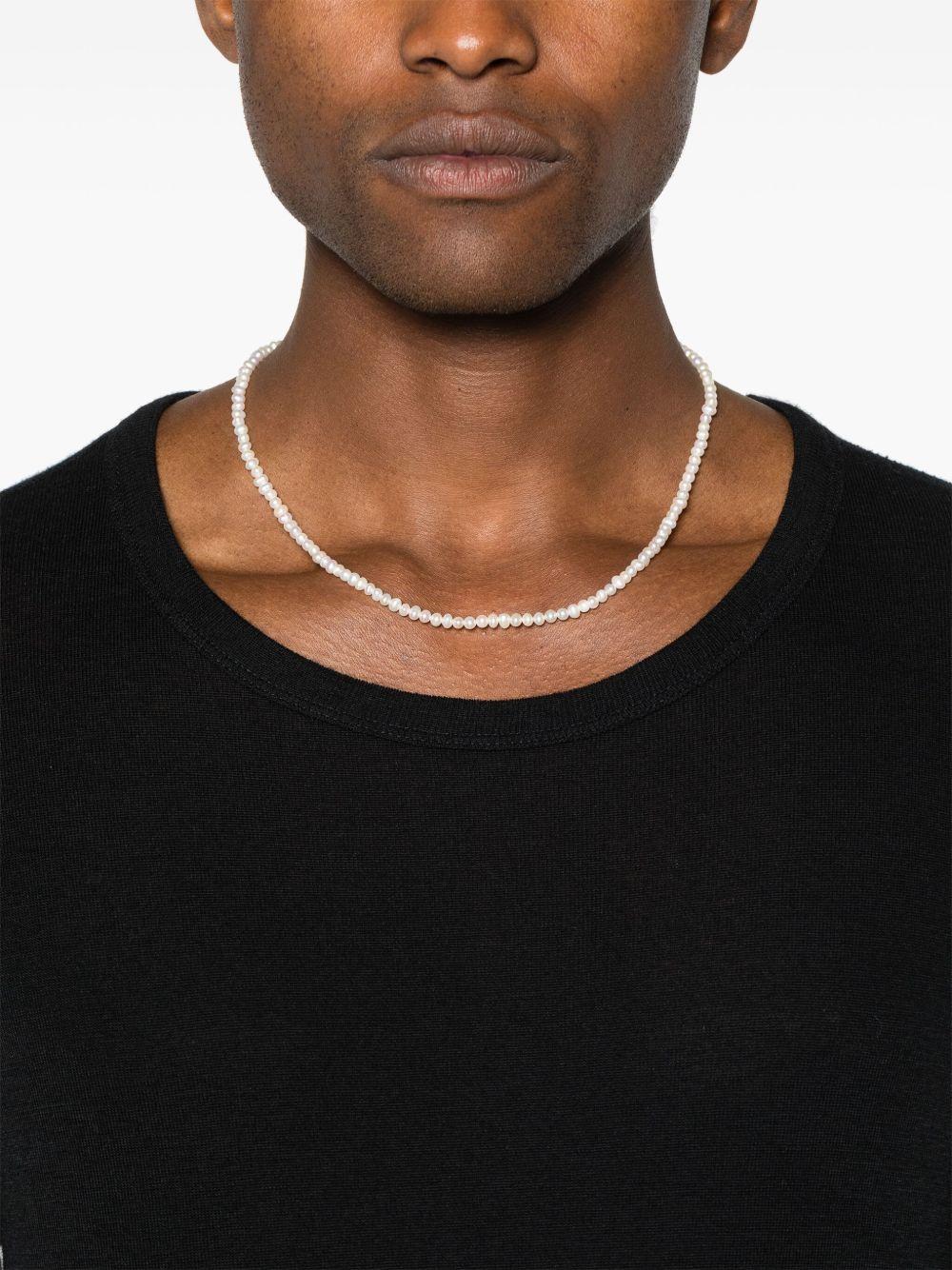 mini pearl-chain necklace Product Image