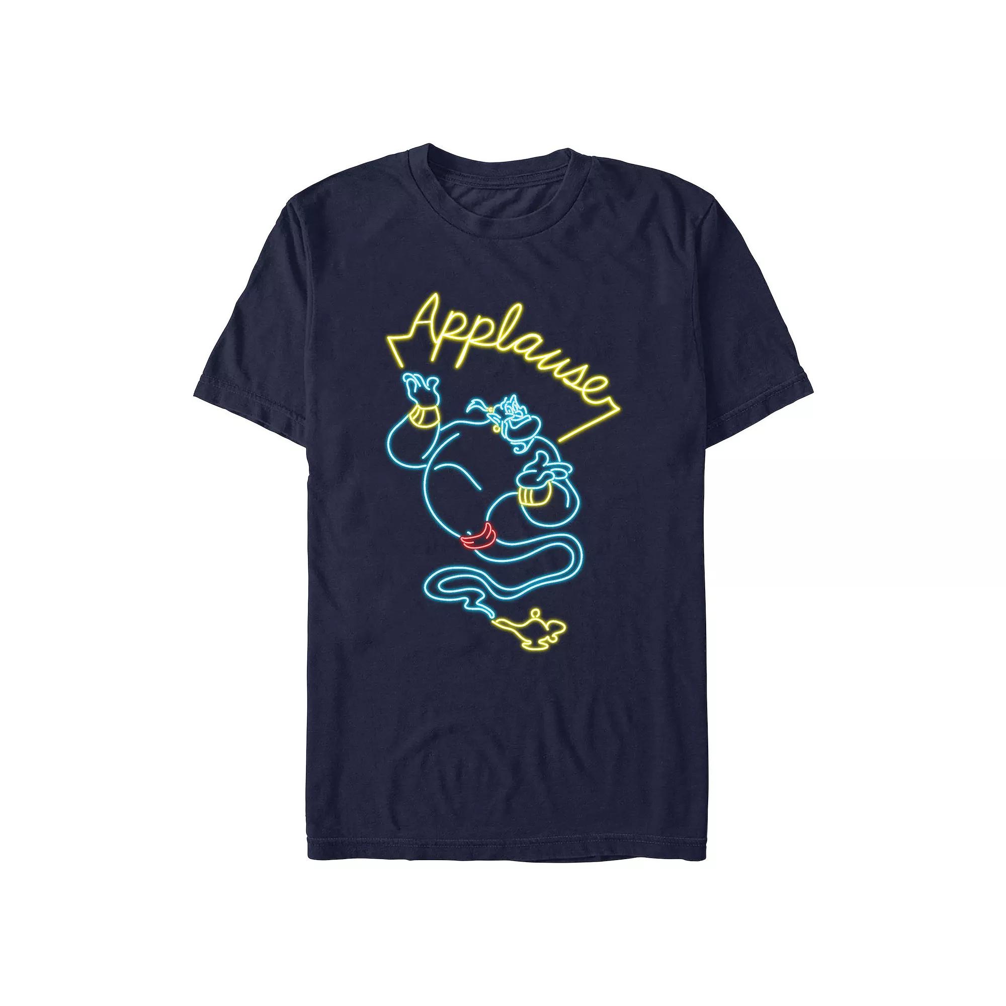 Disney's Aladdin Genie Applause Sign Men's Graphic Tee,  Product Image