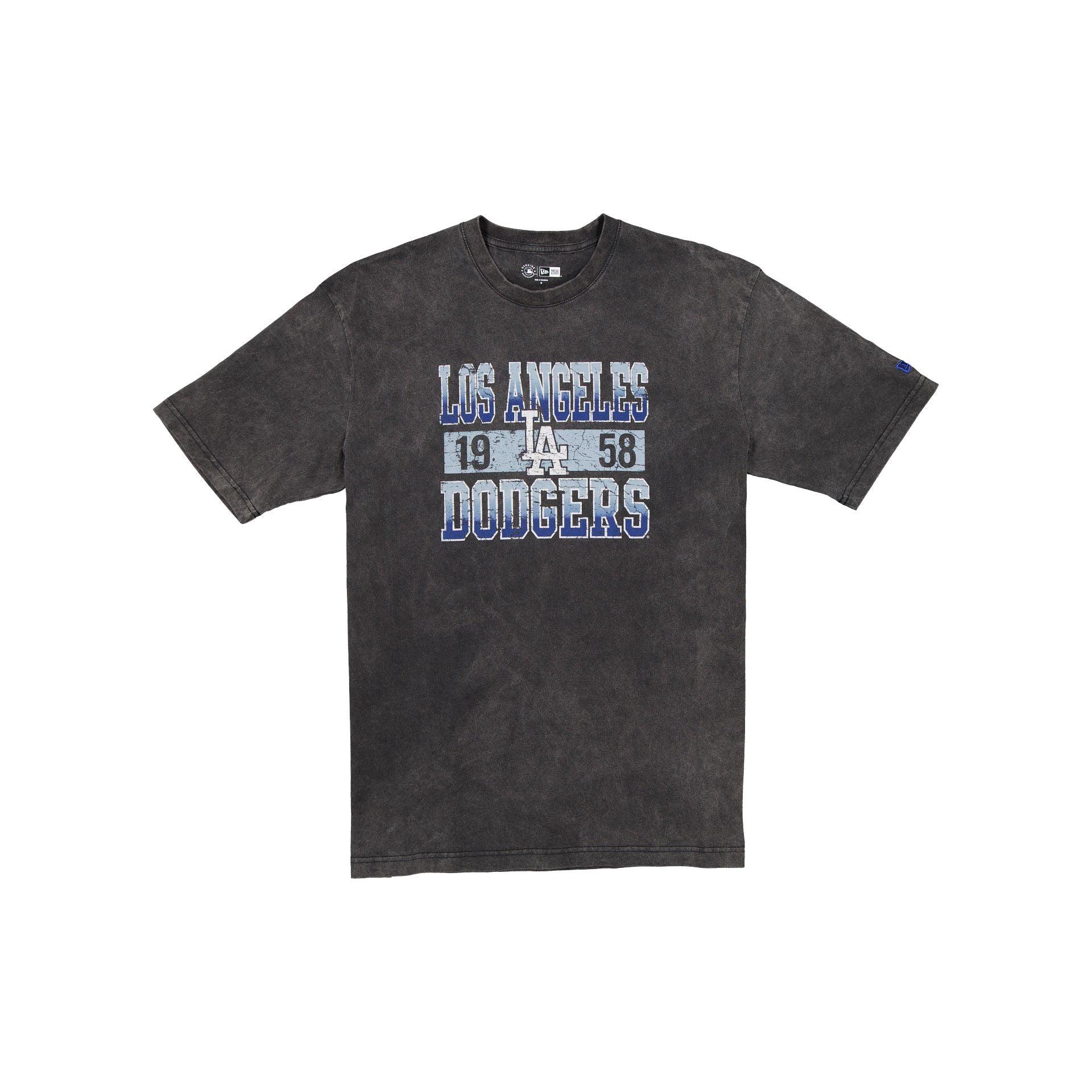 Texas Rangers Oversized Washed Black T-Shirt Male Product Image