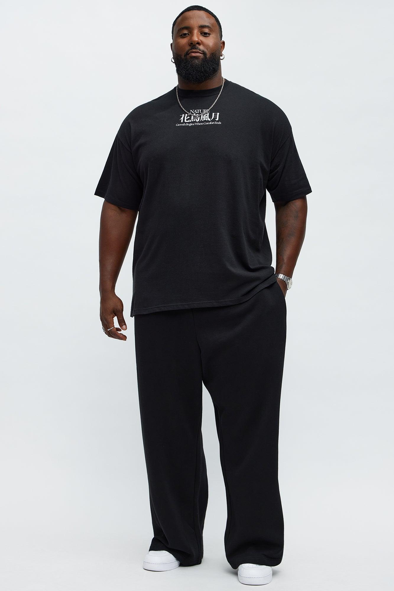 Tyson Baggy Pants - Black Male Product Image