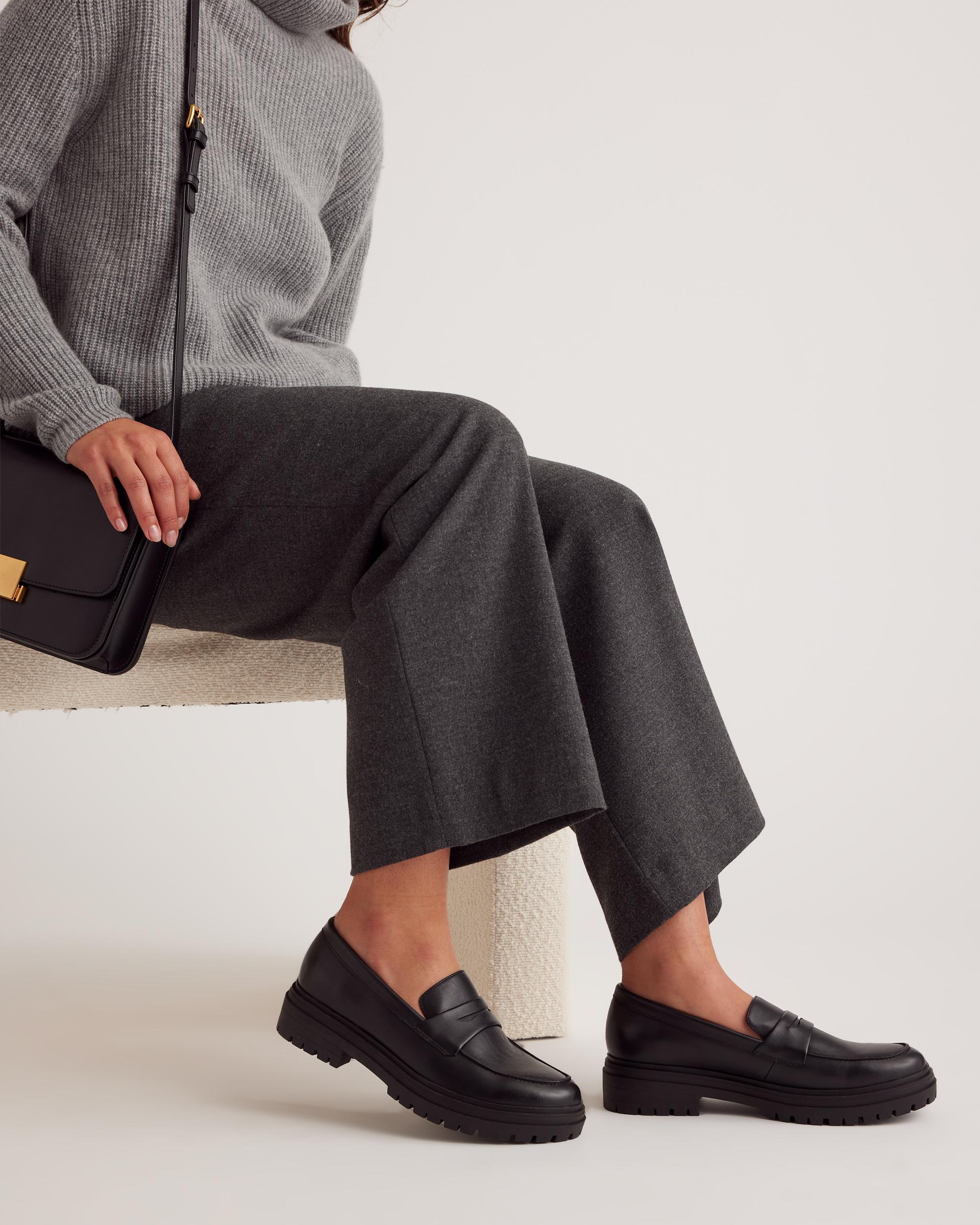 Quince | Women's Italian Leather Lug Sole Loafer Product Image