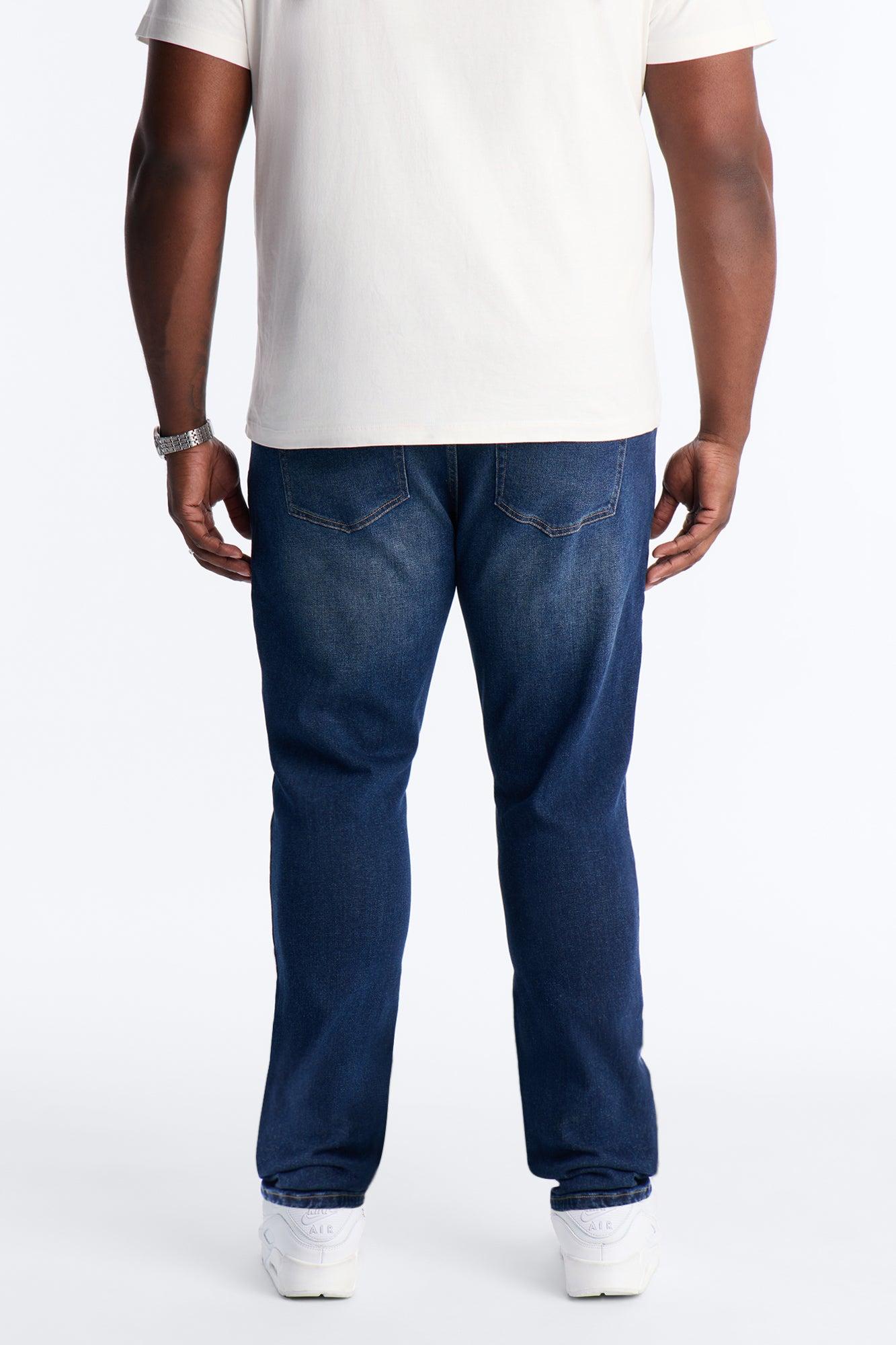 Essential Destroyed Skinny Stretch Jean - Dark Wash Male Product Image