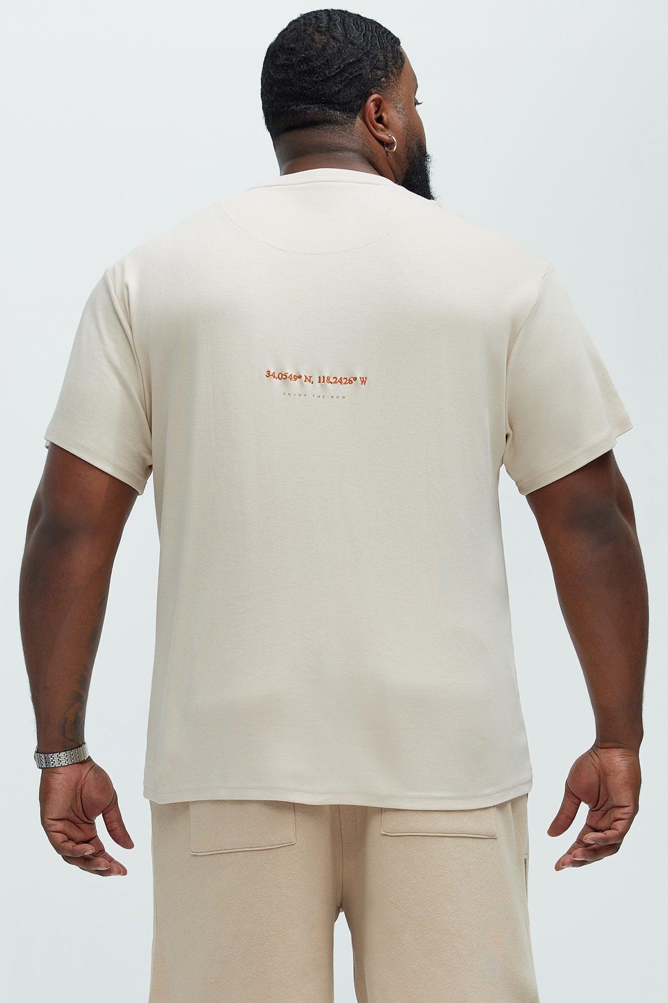 Los Angeles Coordinates Short Sleeve Tee - Sand Product Image