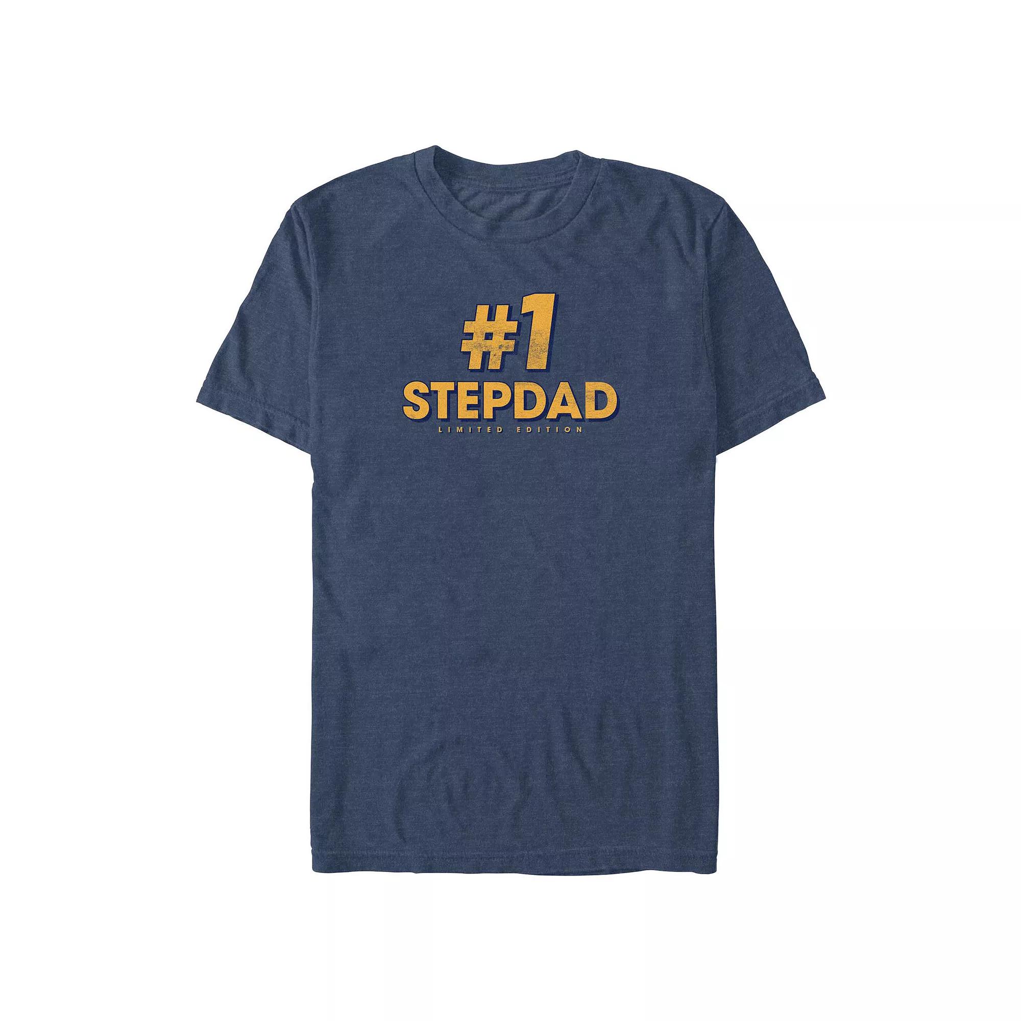 Big & Tall Number One Stepdad Limited Edition Graphic Tee, Men's,  Product Image