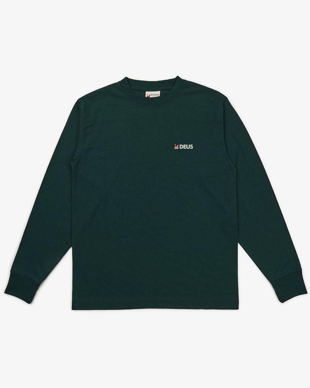 Foxtrot Long Sleeve Tee - Trek Green Product Image