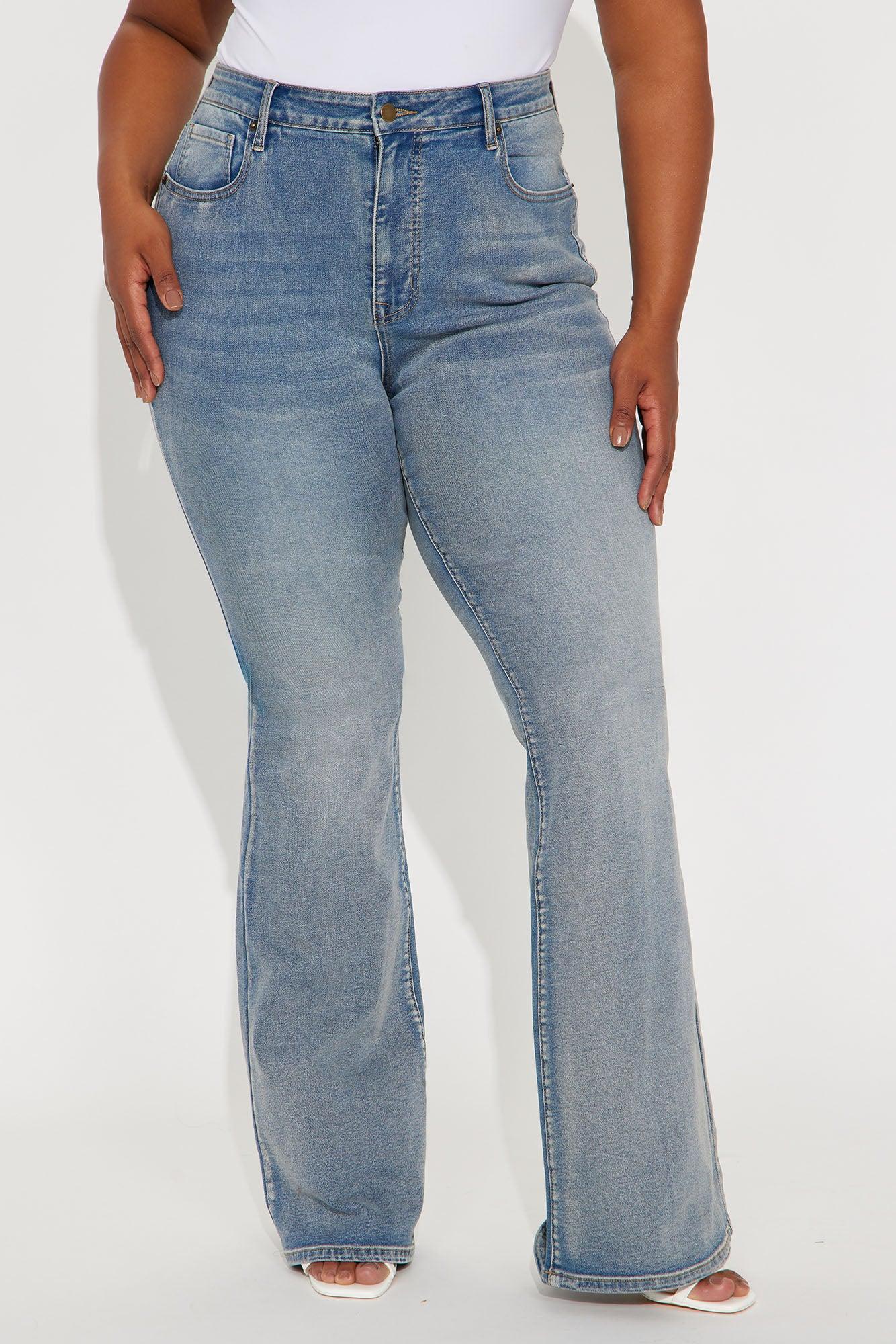 Tall Gemma Sculpting Stretch Flare Jeans - Vintage Wash Product Image