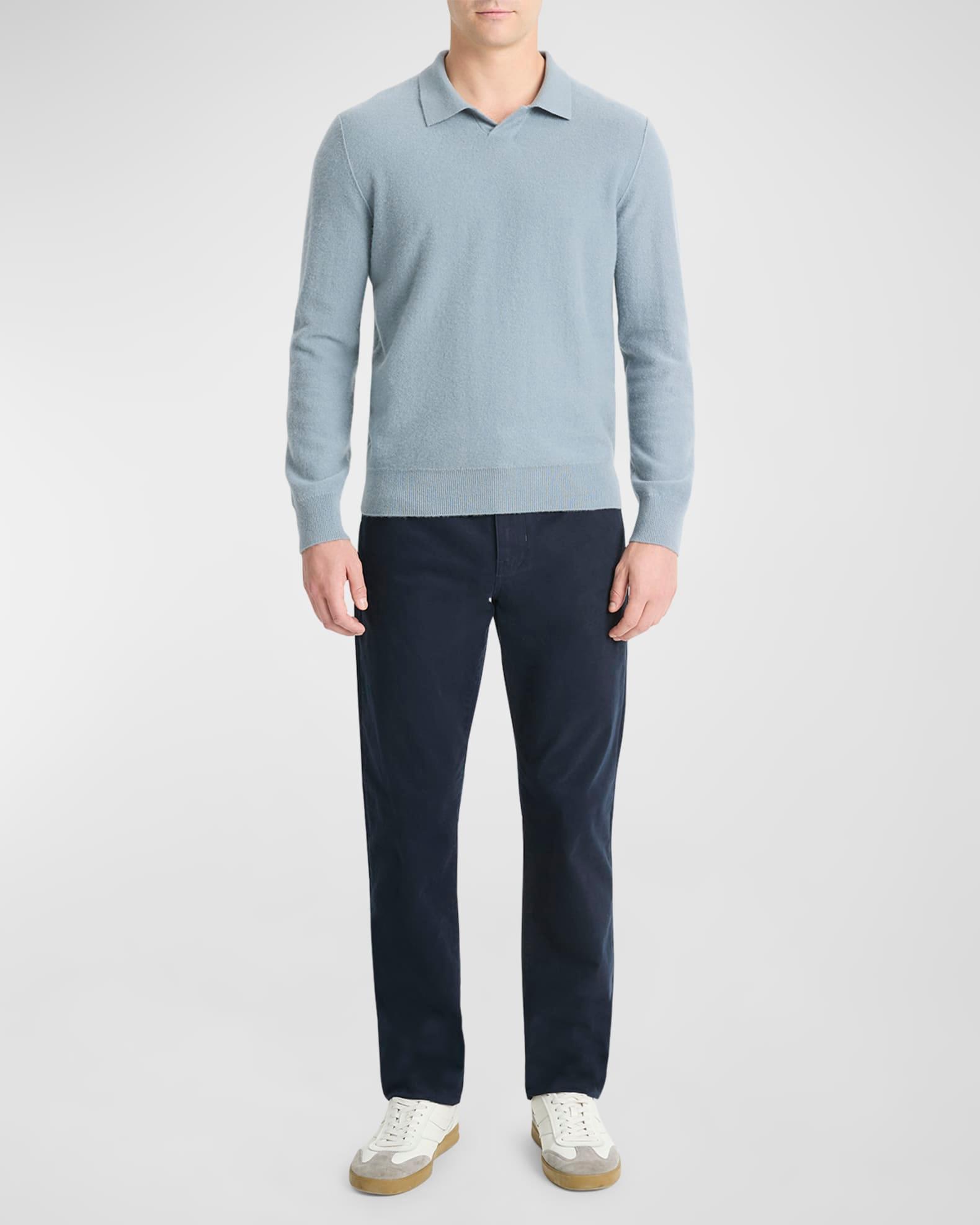 Men's Boiled Cashmere Polo Shirt Product Image