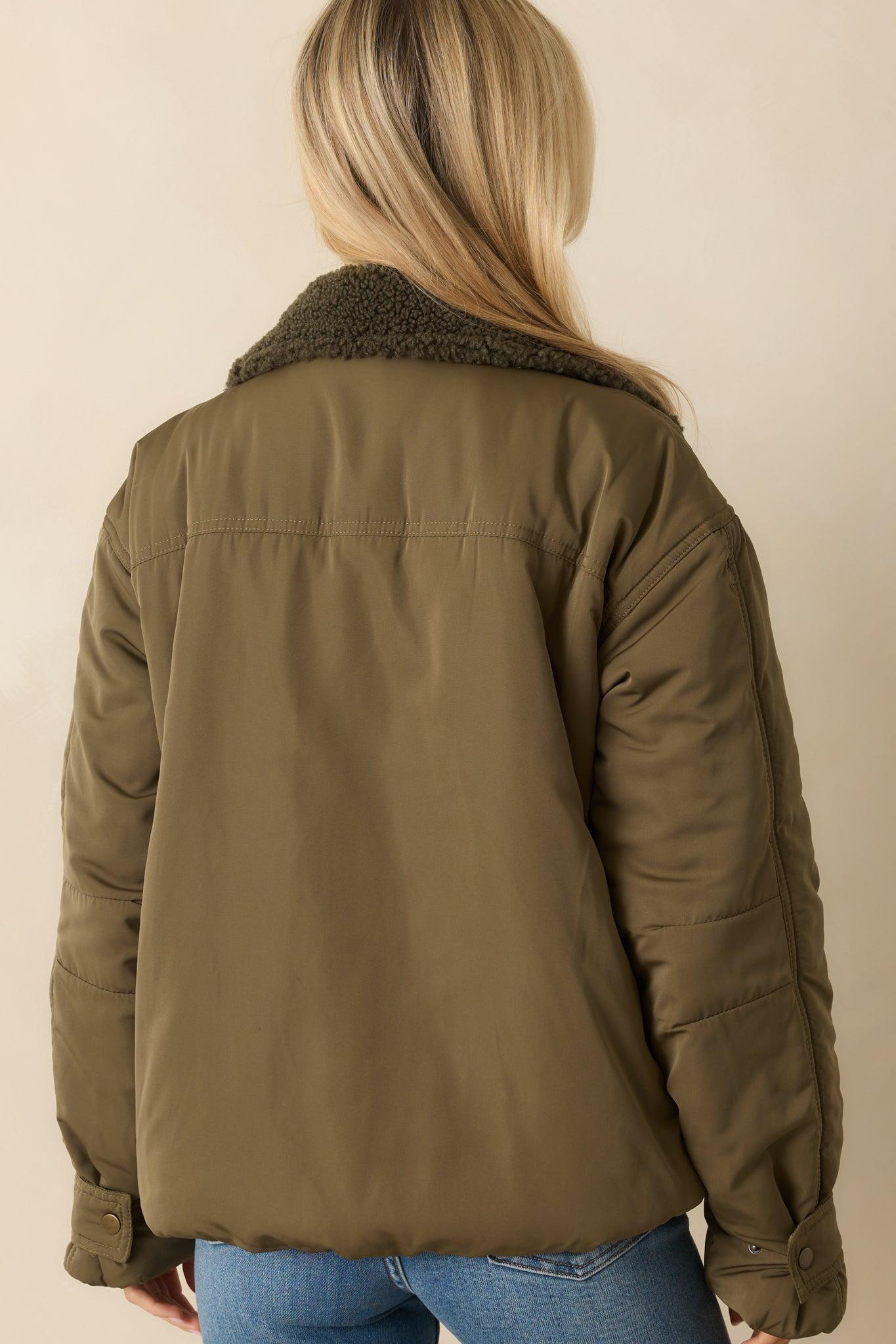 Thread & Supply Army Green Danya Jacket L / Army Green Product Image