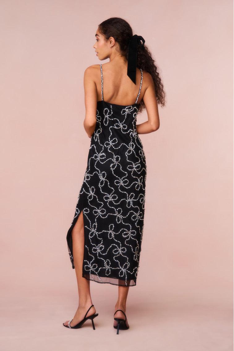 Kaylen Embellished Midi Dress Product Image