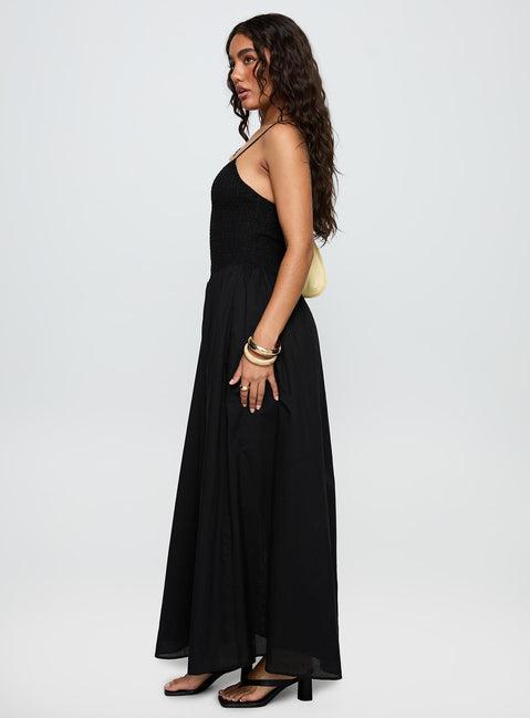Carys Maxi Dress Black Product Image