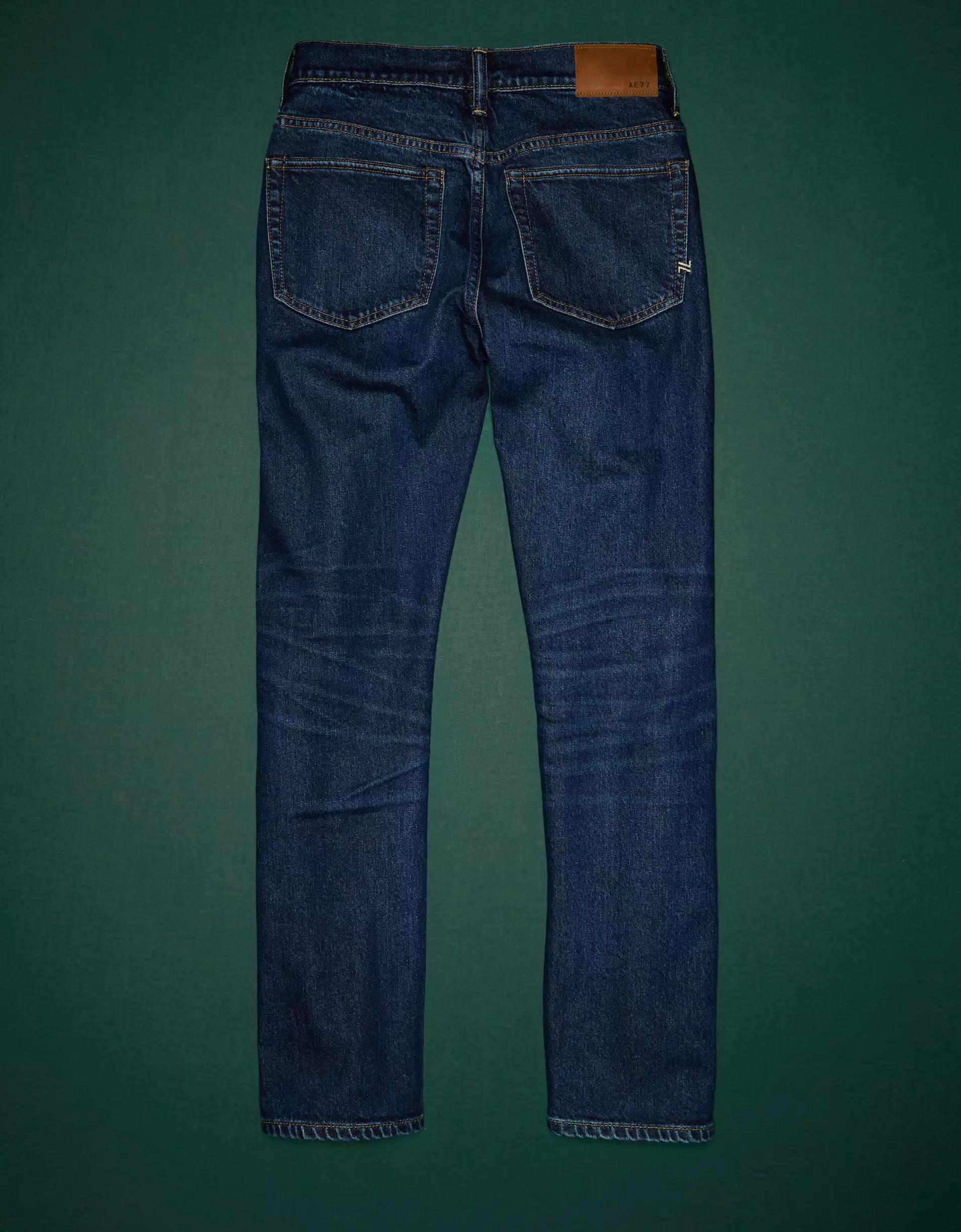 AE77 Premium Straight Crop Jean Product Image