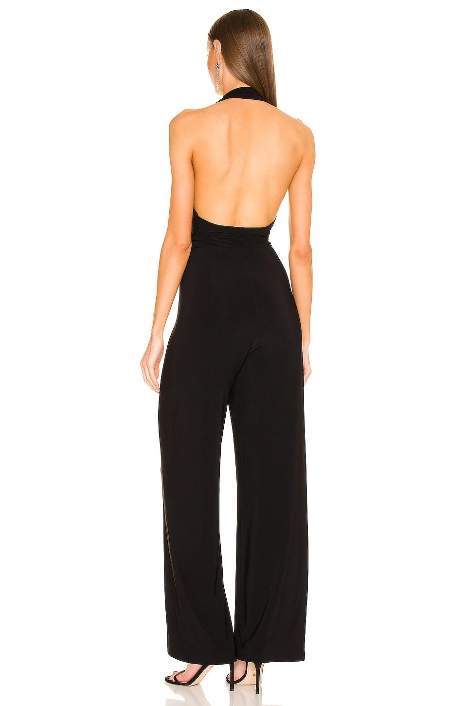 Halter Wrap Straight Leg Jumpsuit Norma Kamali Product Image