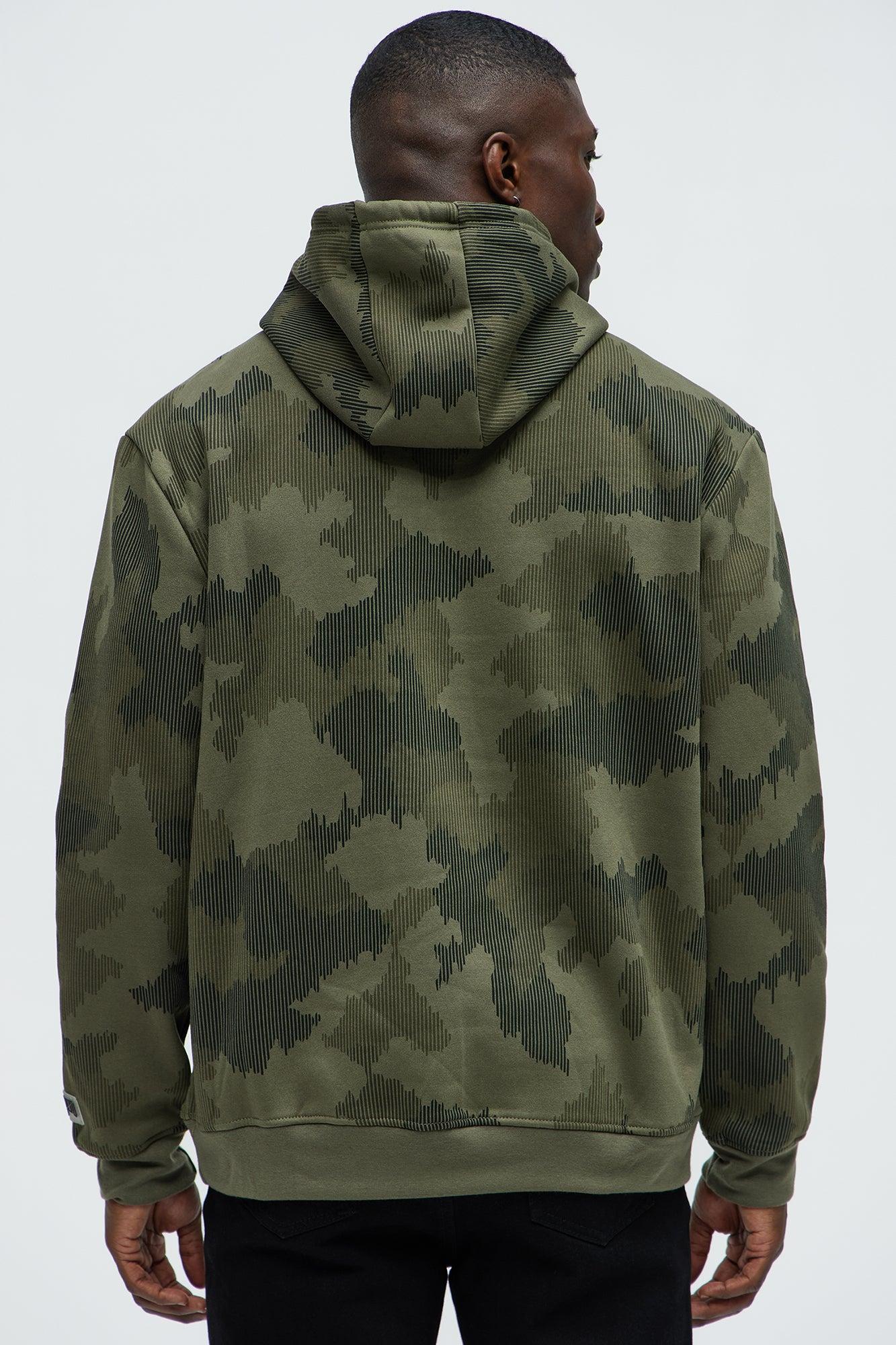 Ecko Unltd 72 Camo Hoodie - Green Product Image