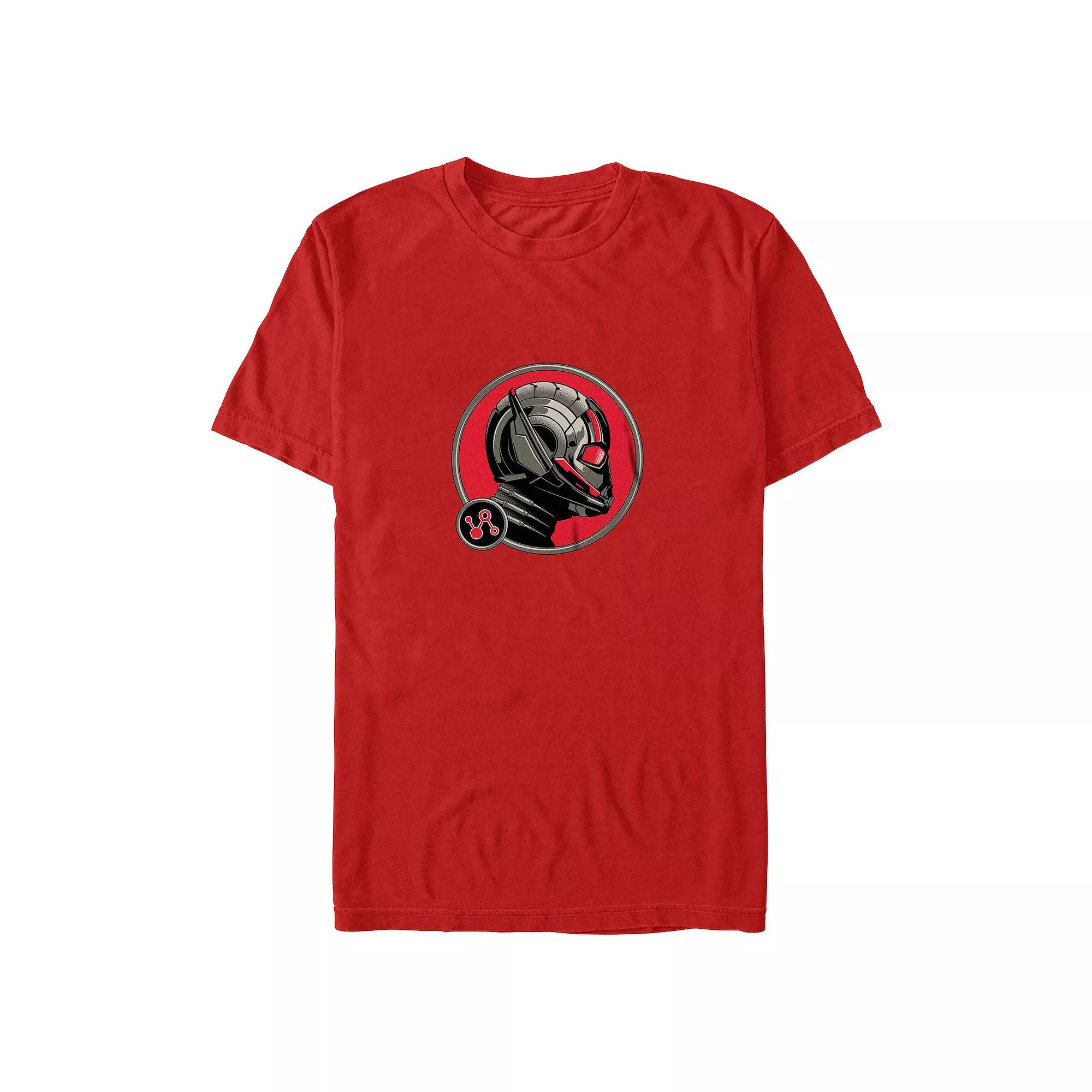 Men's Marvel Ant-Man And The Wasp: Quantumania Ant-Man Helmet Badge Tee,  Product Image