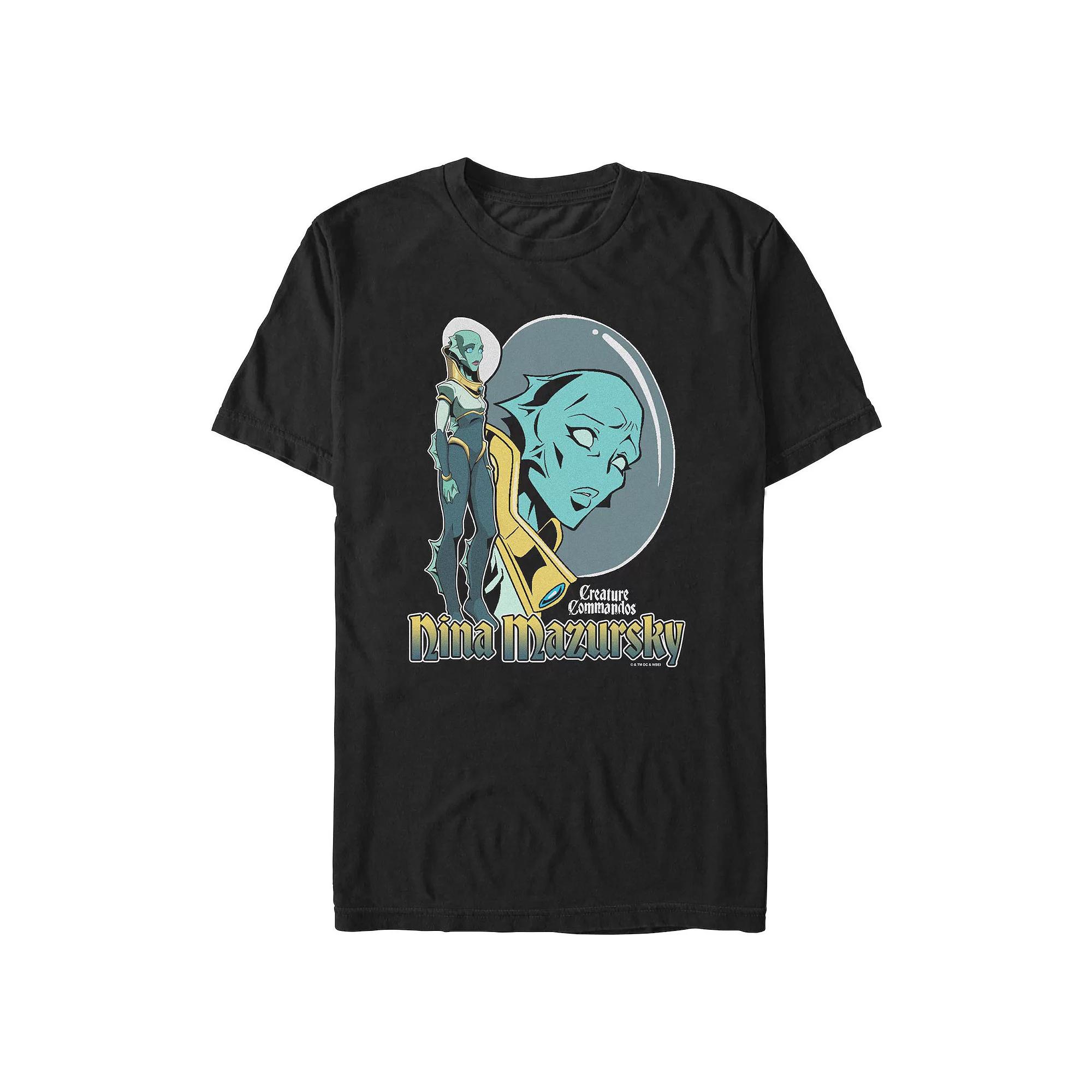 Men's Creature Commandos Nina Mazursky Poster Graphic Tee,  Product Image