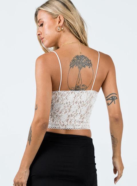 Giorgi Lace Corset Ivory Product Image