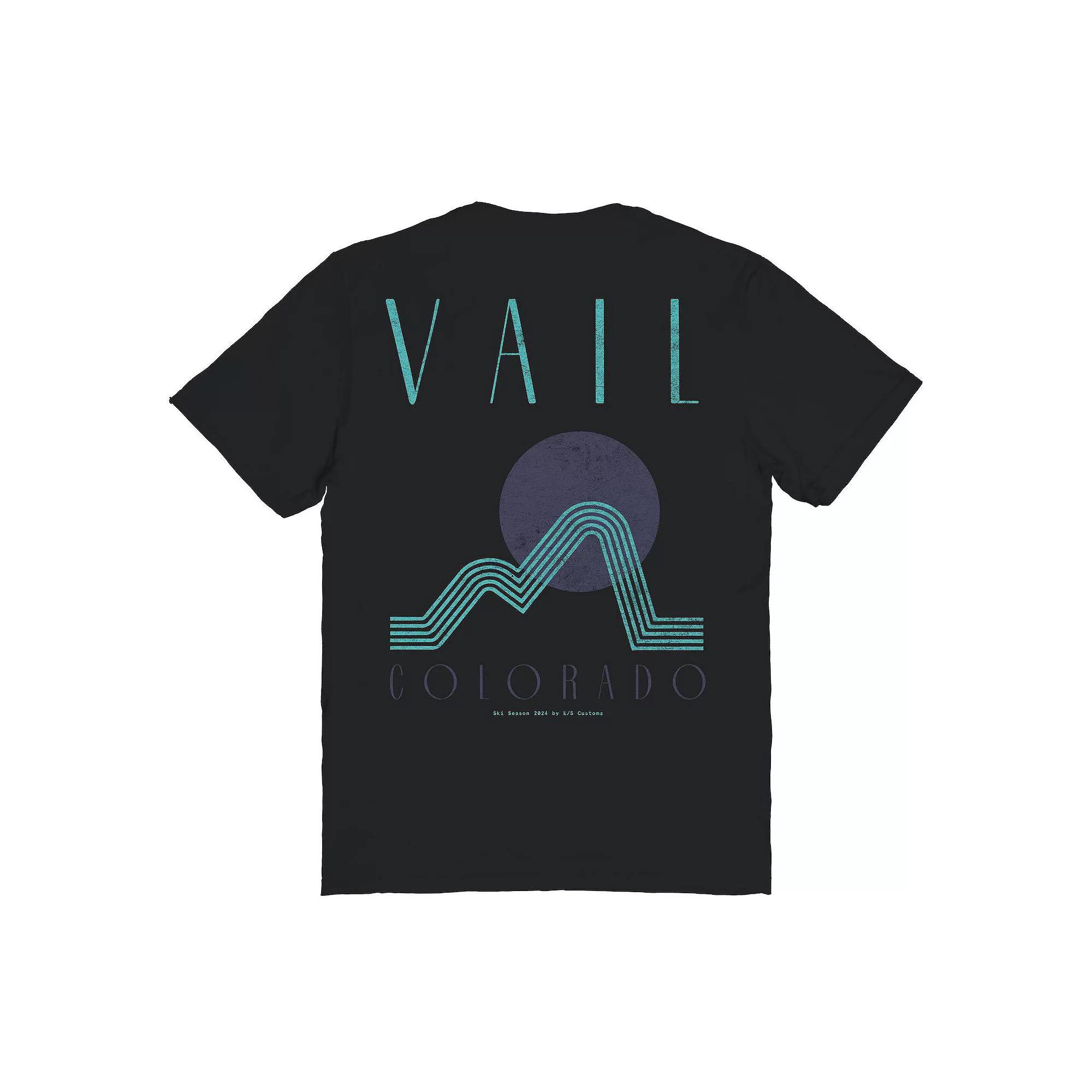 Men's Vail Black Graphic Tee,  Product Image