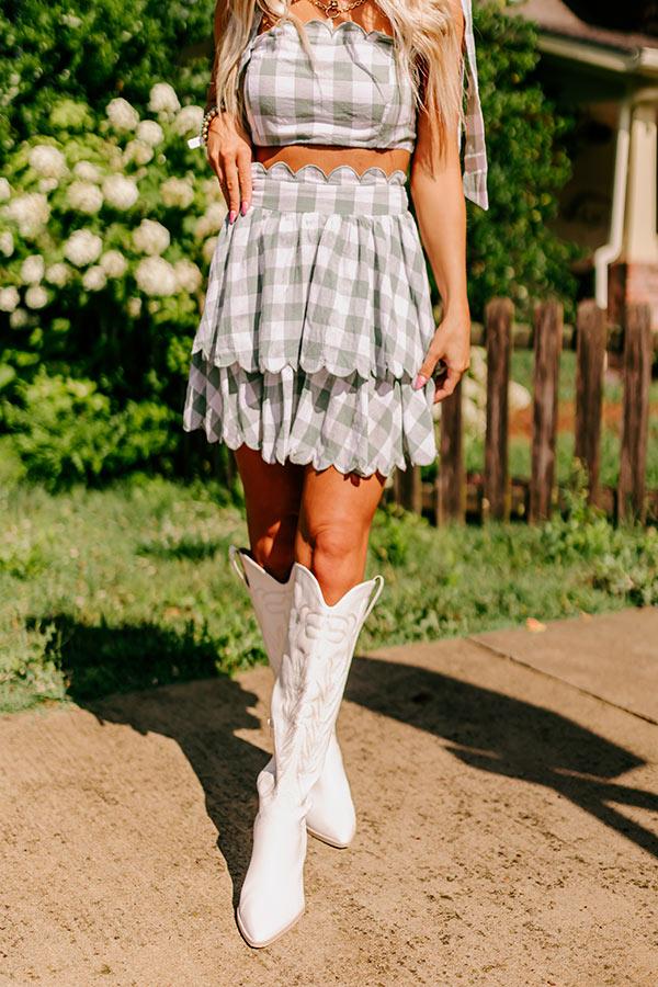 Only Good Karma Skirt In Pear Product Image