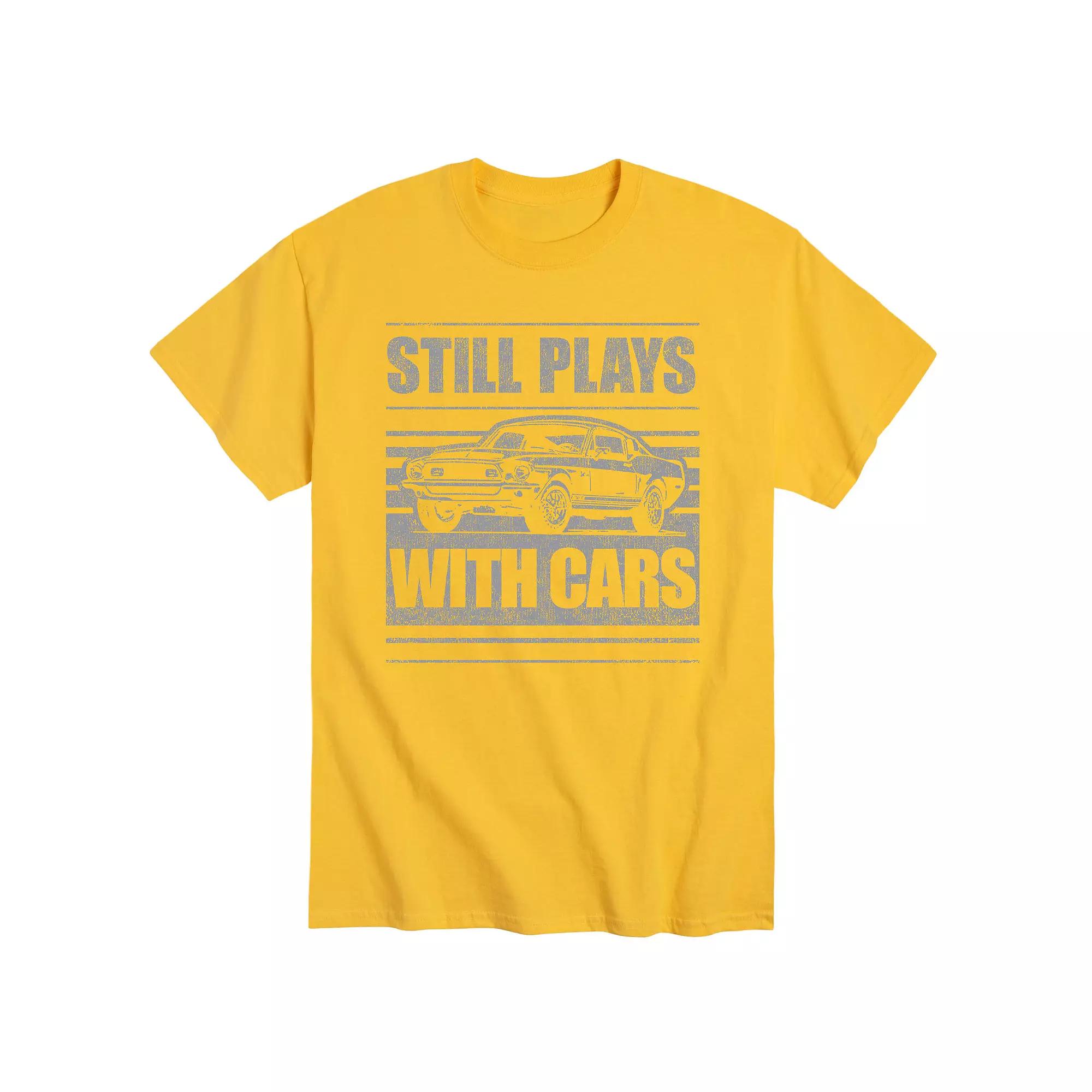 Men's Still Plays With Cars Tee,  Product Image