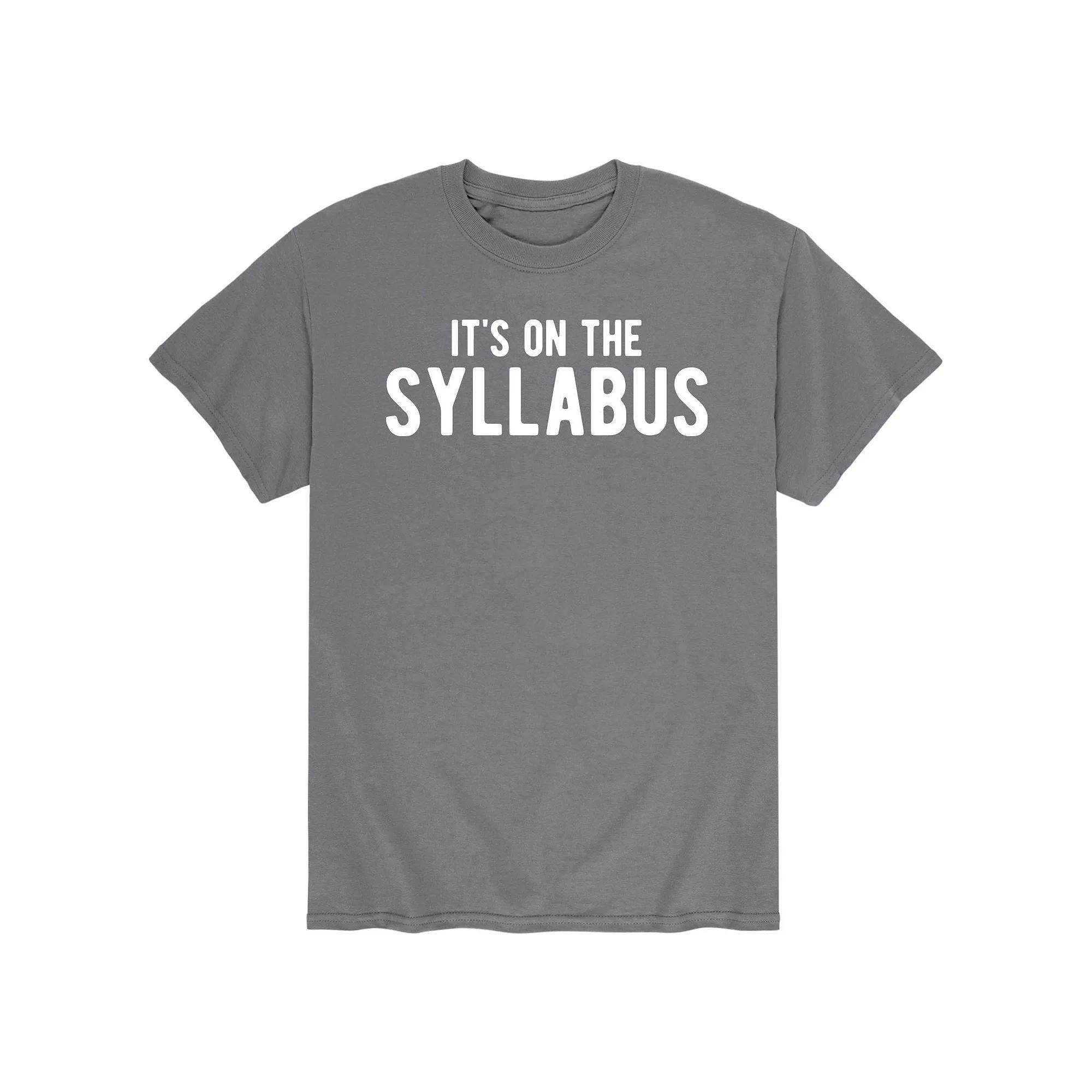 Men's Its On The Syllabus Tee,  Product Image