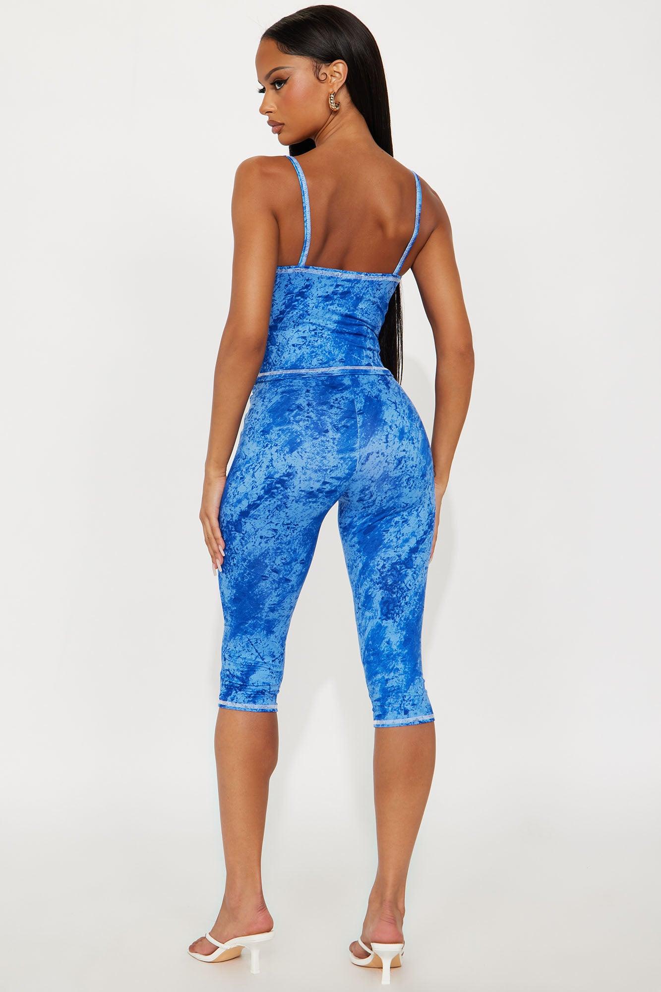 God's Favorite Capri Set - Blue Female Product Image