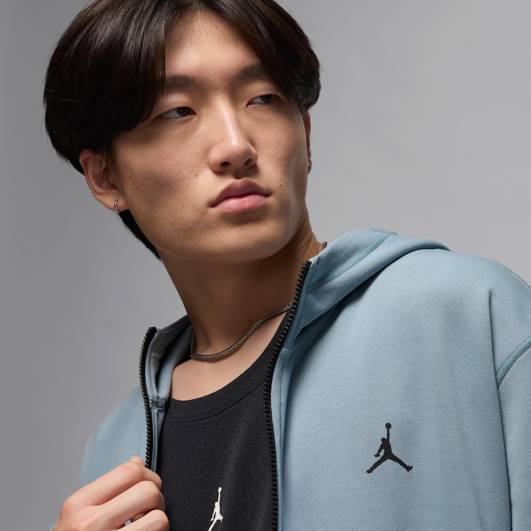 Mens Jordan Sport Hoop Fleece Dri-FIT Full-Zip Hoodie | FV8602-041 Product Image