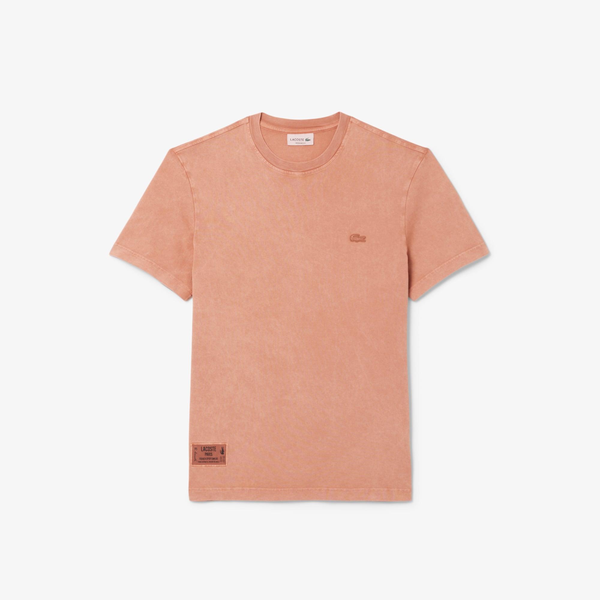 Men's Washed Effect Heavy Jersey T-Shirt Product Image