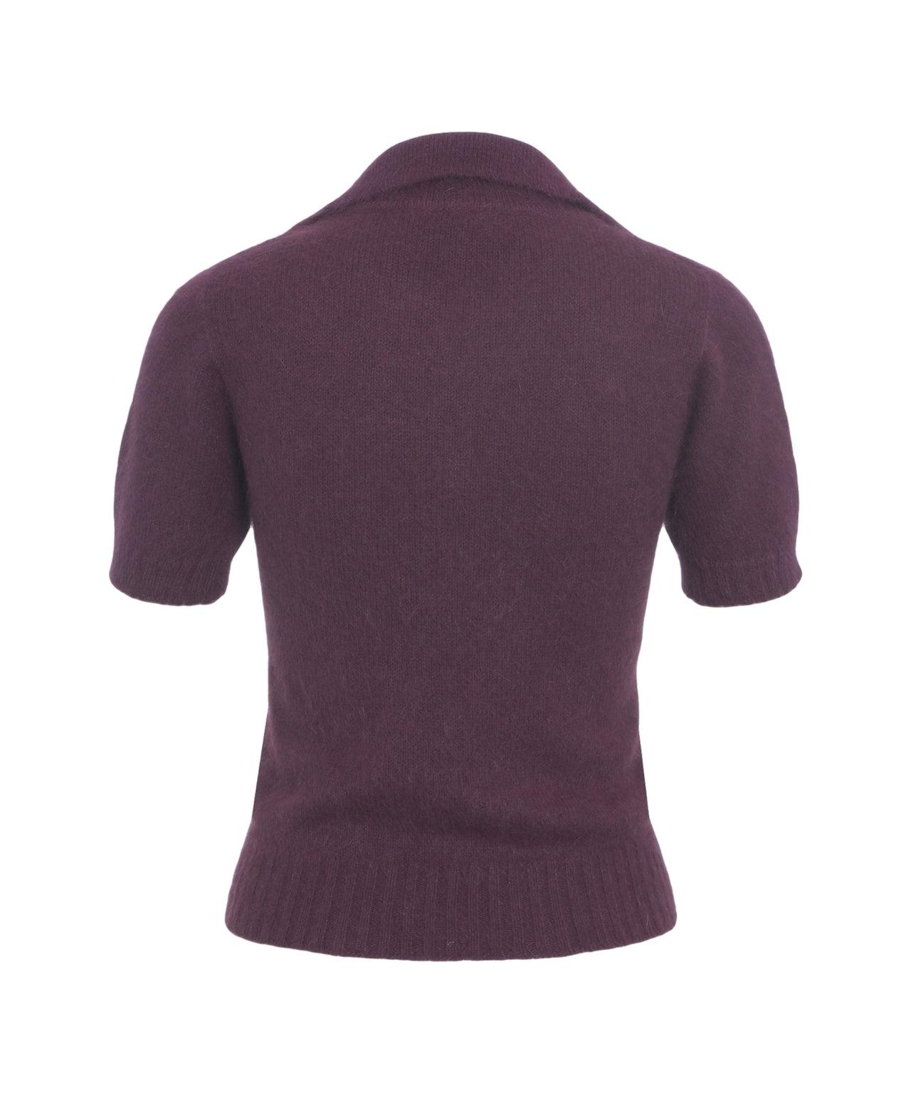 Knit Jumper with Polo Collar Product Image