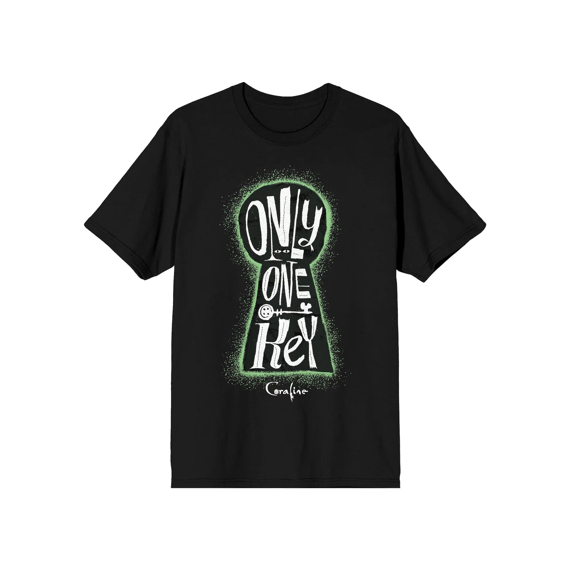 Men's Coraline Only One Key Short Sleeve Graphic Tee,  Product Image