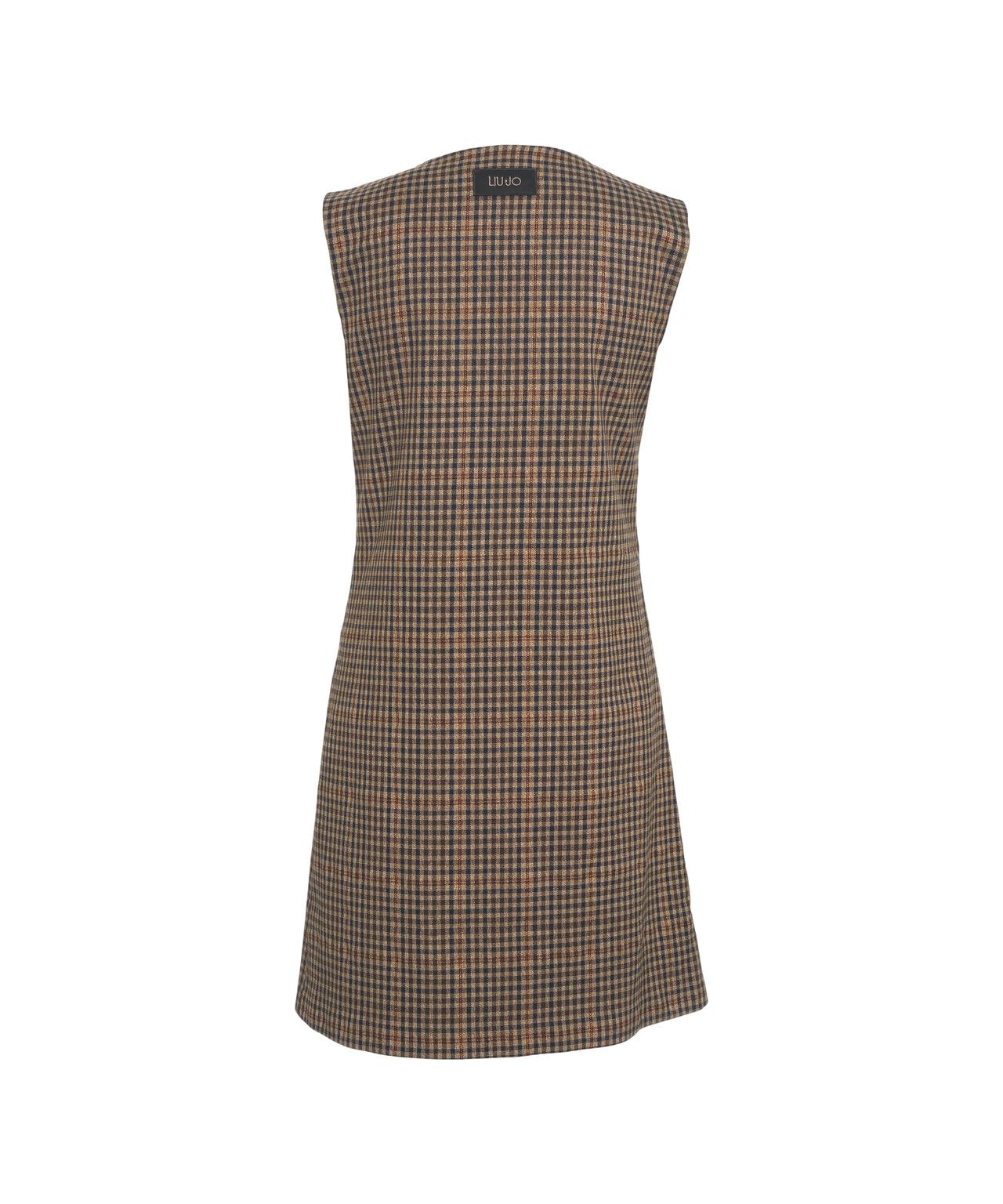 Checkered midi dress Product Image