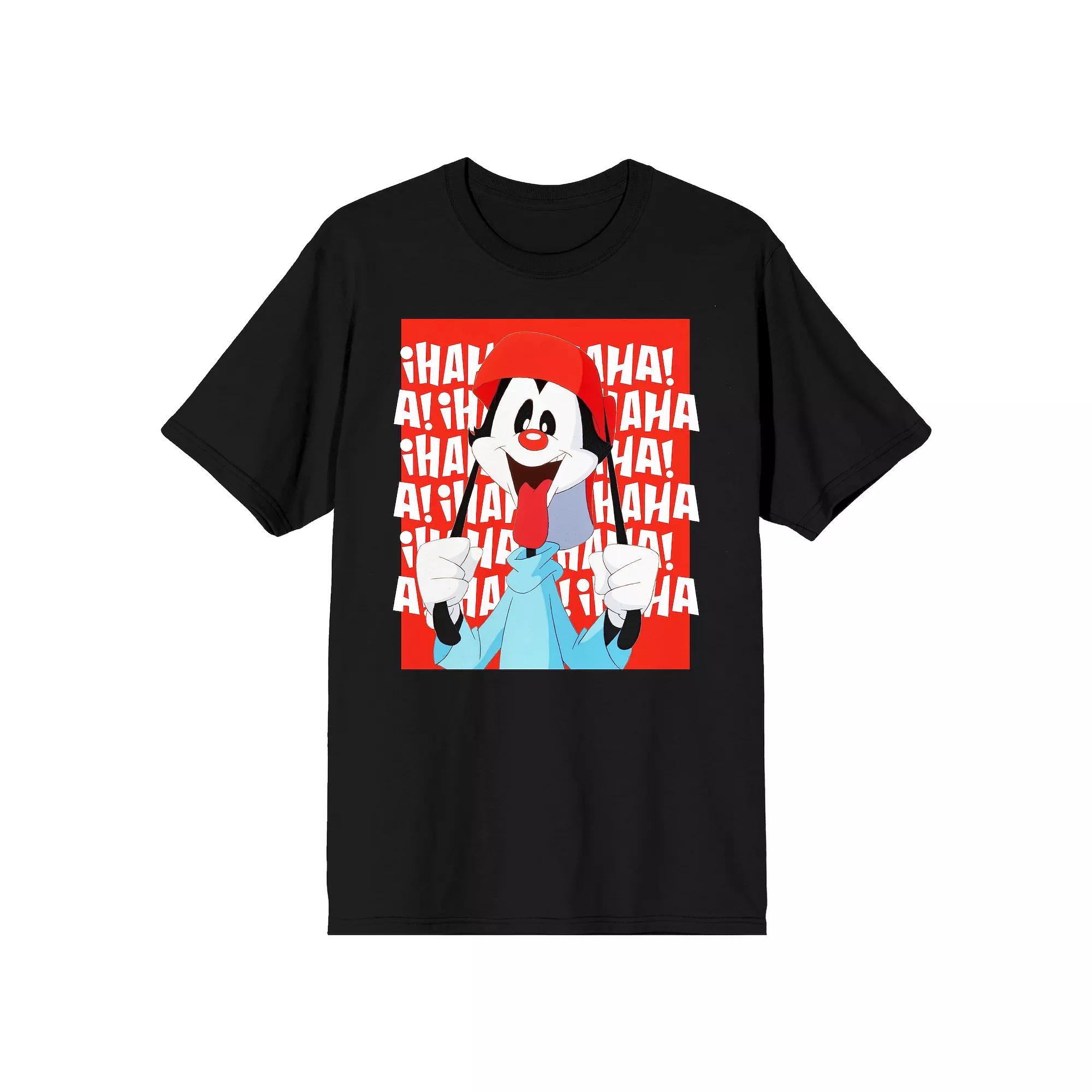 Men's Animaniacs Cartoon Yakko Laugh Tee,  Product Image