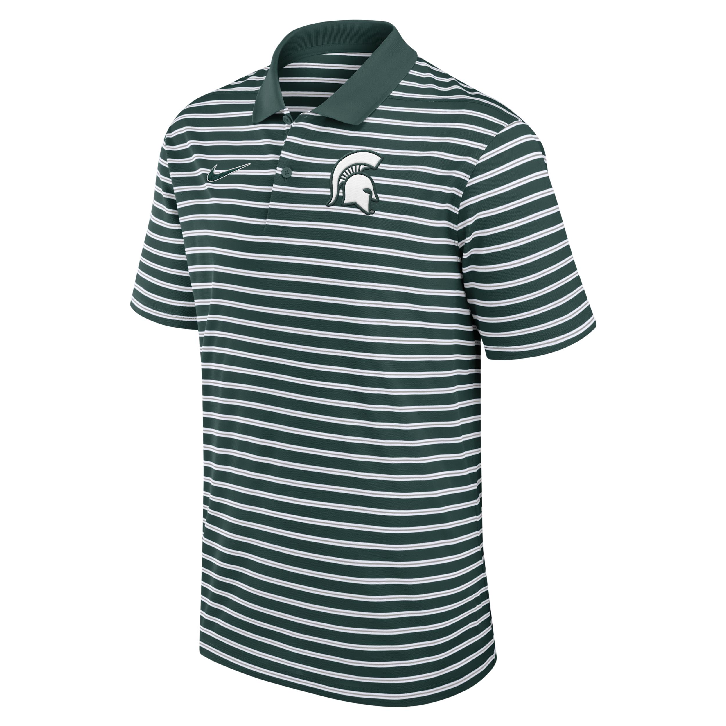 Men's Nike Black/White Georgia Bulldogs Primetime Victory Striped Performance Polo,  Product Image