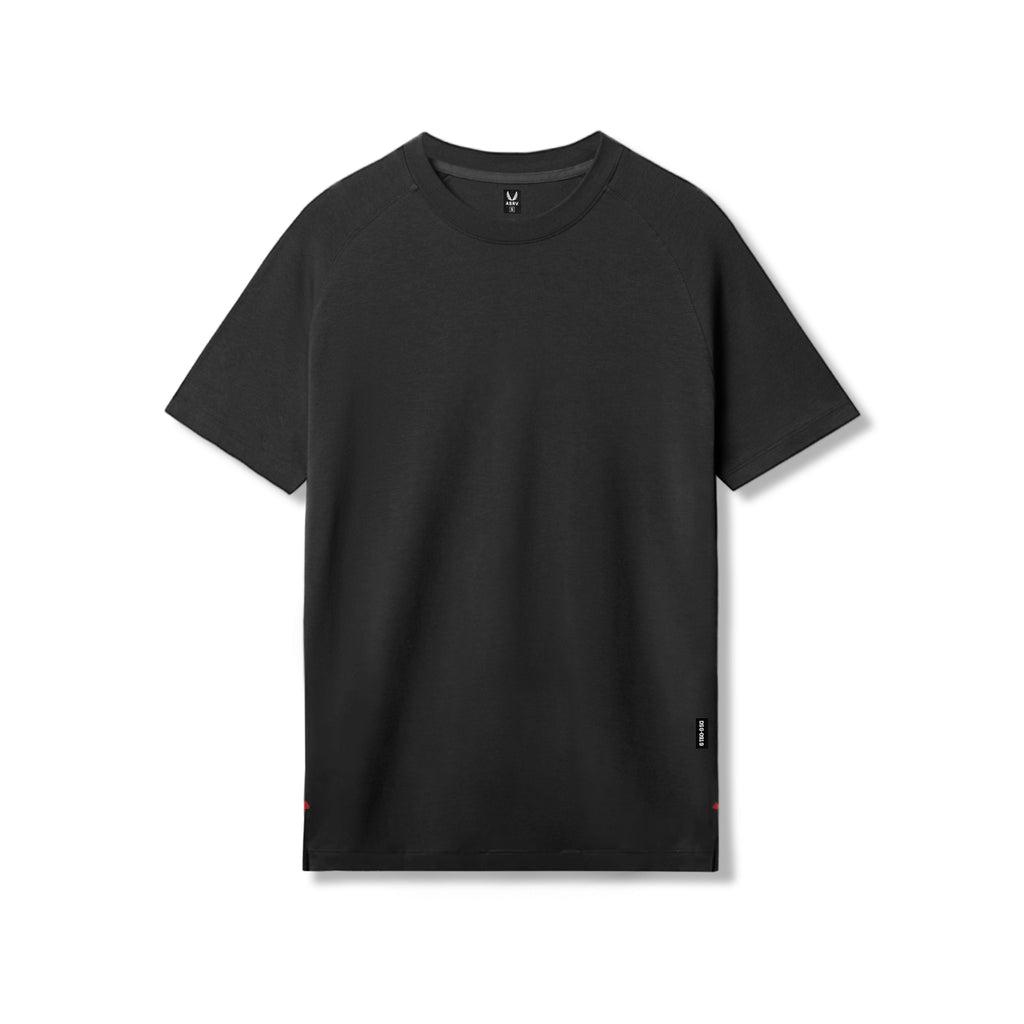 0919. Supima® Fitted Tee - Black Product Image