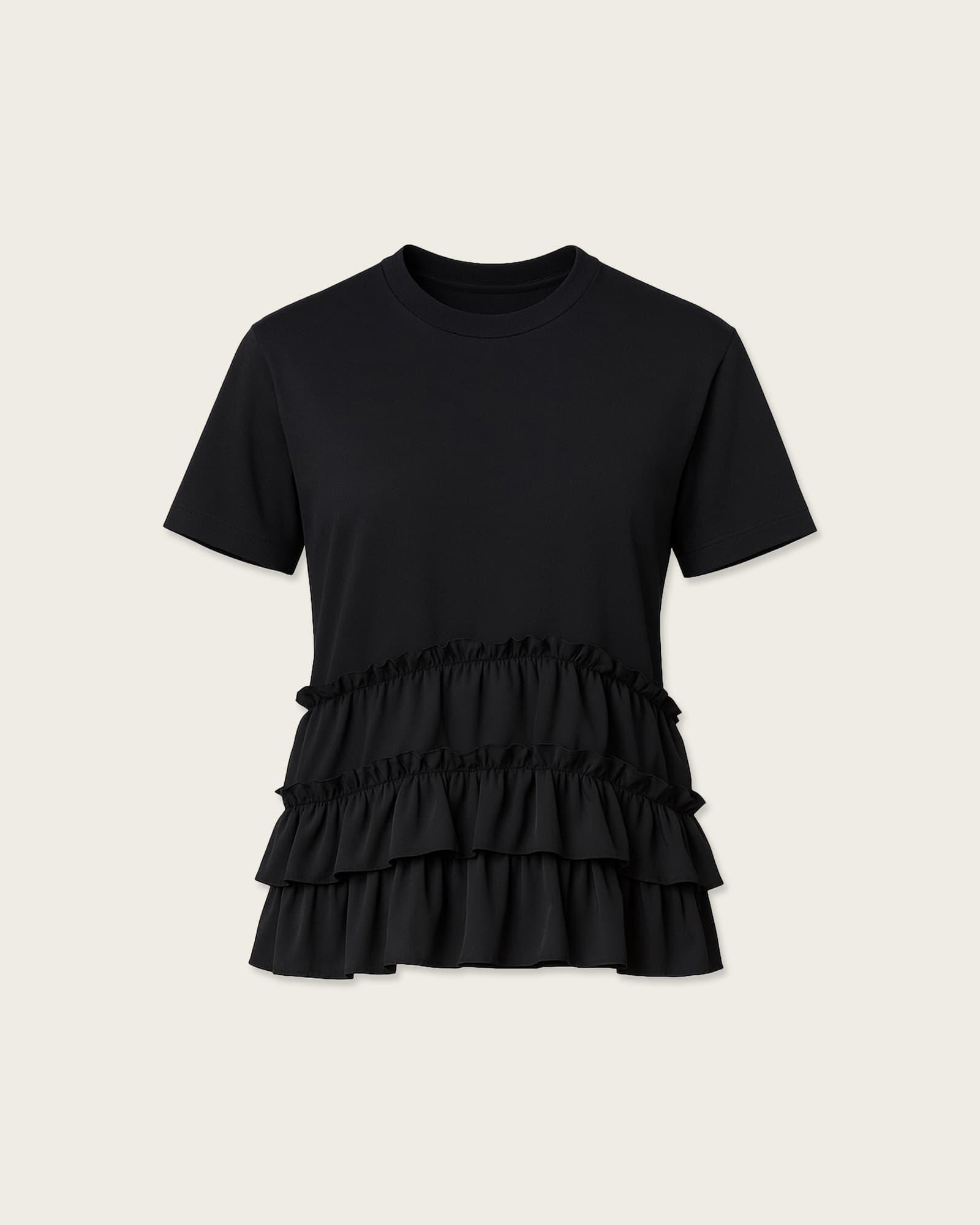 Feyre Relaxed Fit T-Shirt Black | ALLSAINTS US Product Image