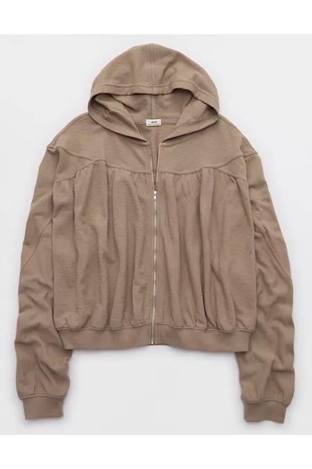 Aerie Soft Life Full Zip Sweatshirt Women's Product Image