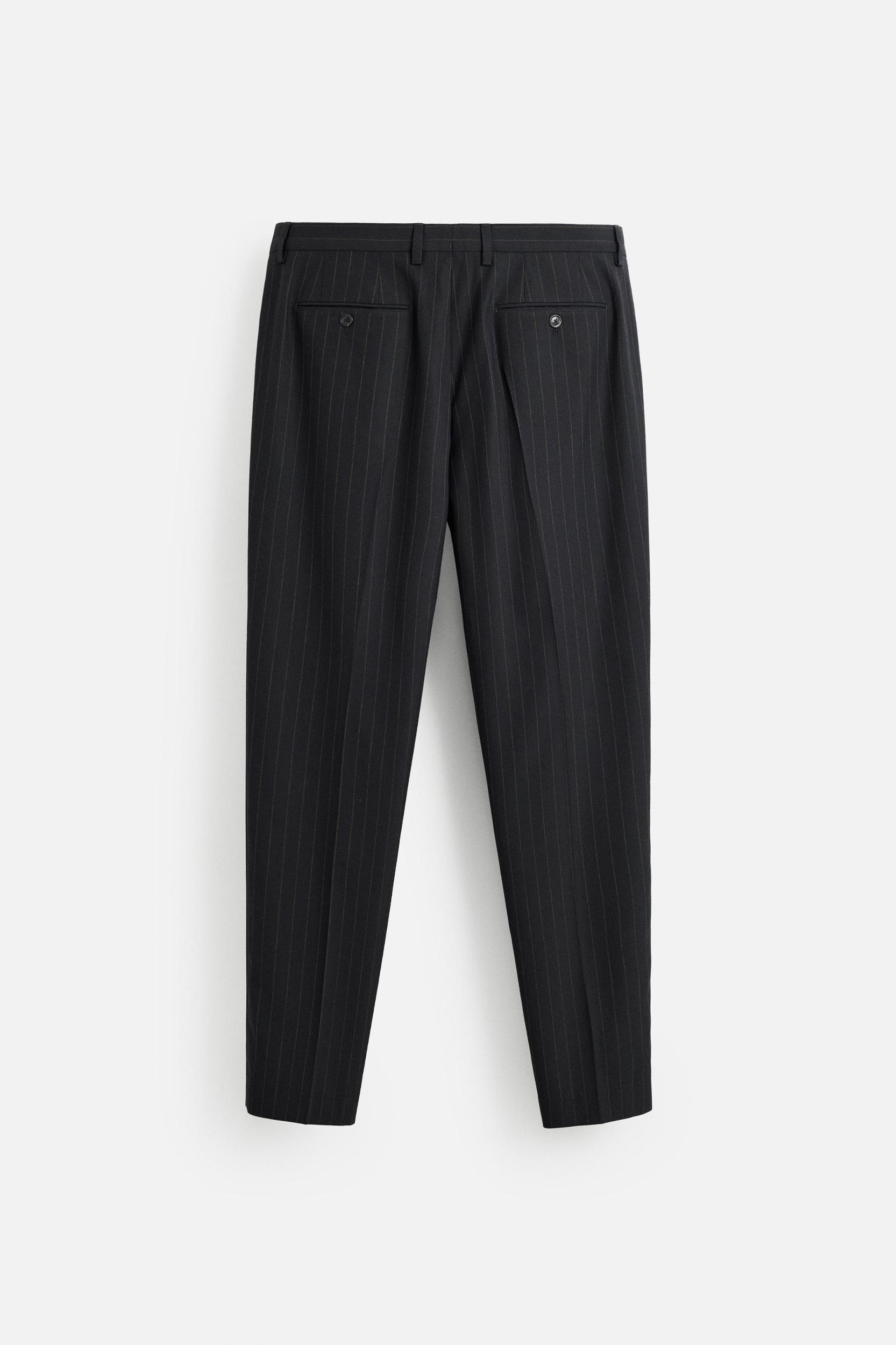 PINSTRIPE SUIT PANTS Product Image