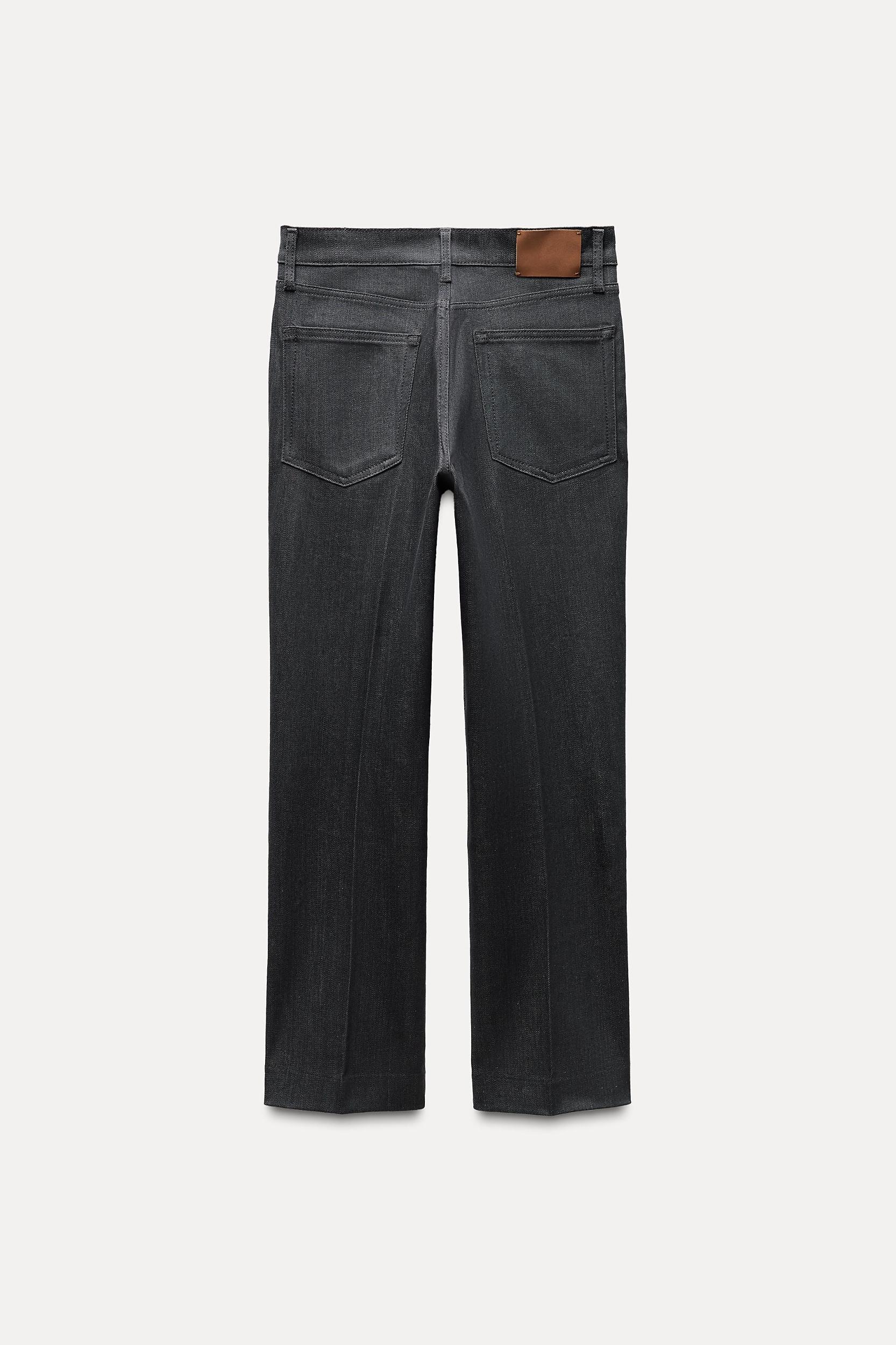 ZW COLLECTION HIGH WAIST CROPPED BOOTCUT JEANS Product Image