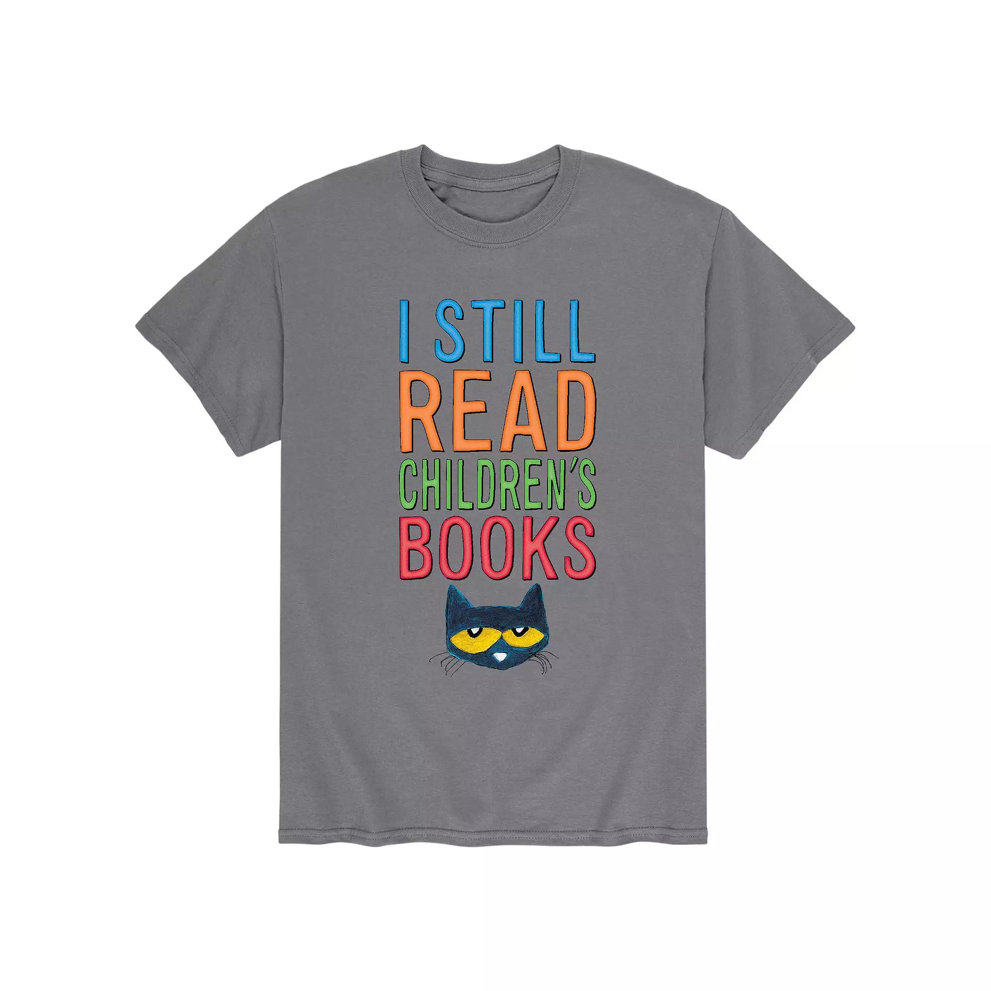 Men's Pete The Cat Childrens Book Tee,  Product Image