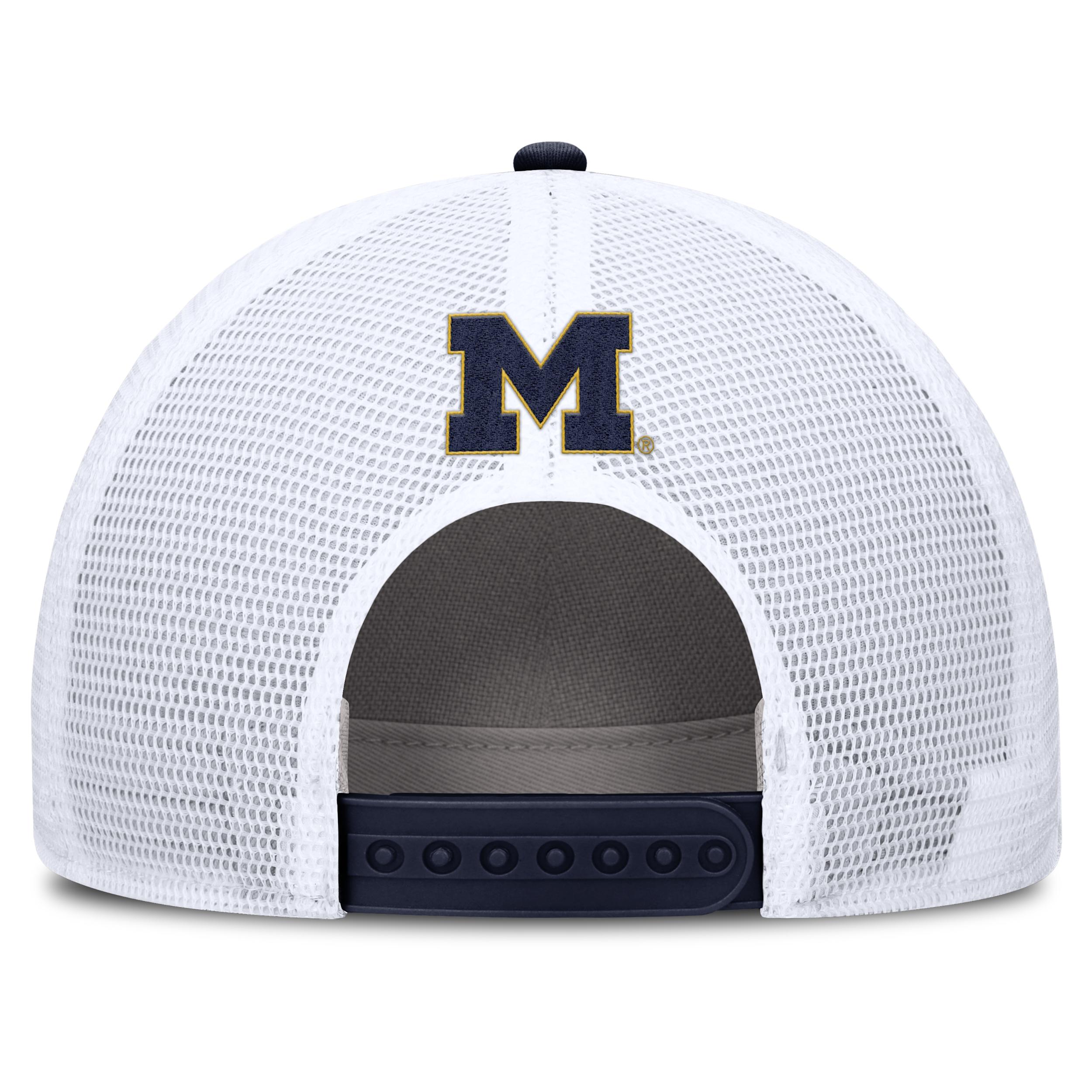 Michigan On-Field Rise Men's Nike Jordan Brand College Trucker Adjustable Hat Product Image