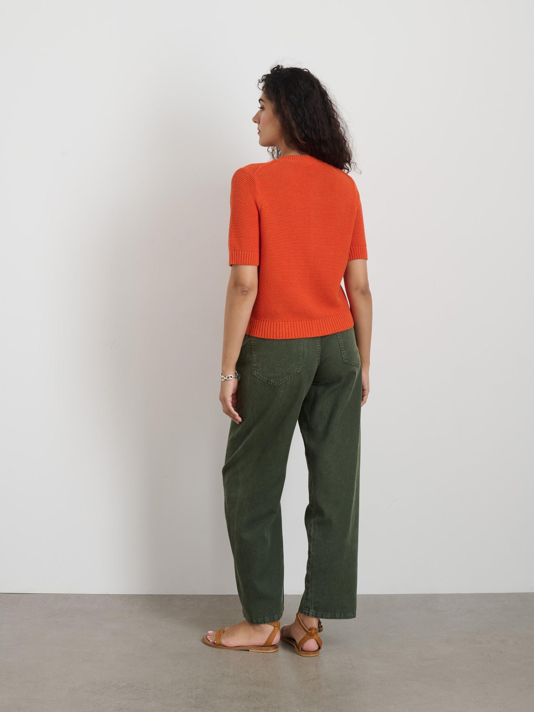 Elle Sweater In Cotton Linen Product Image