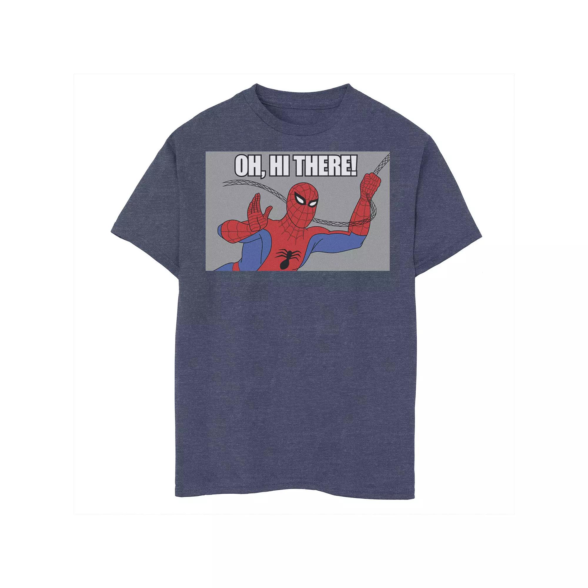 Boys 8-20 Marvel Spider-Man Swinging Oh, Hi There! Vintage Portrait Graphic Tee, Boy's,  Product Image