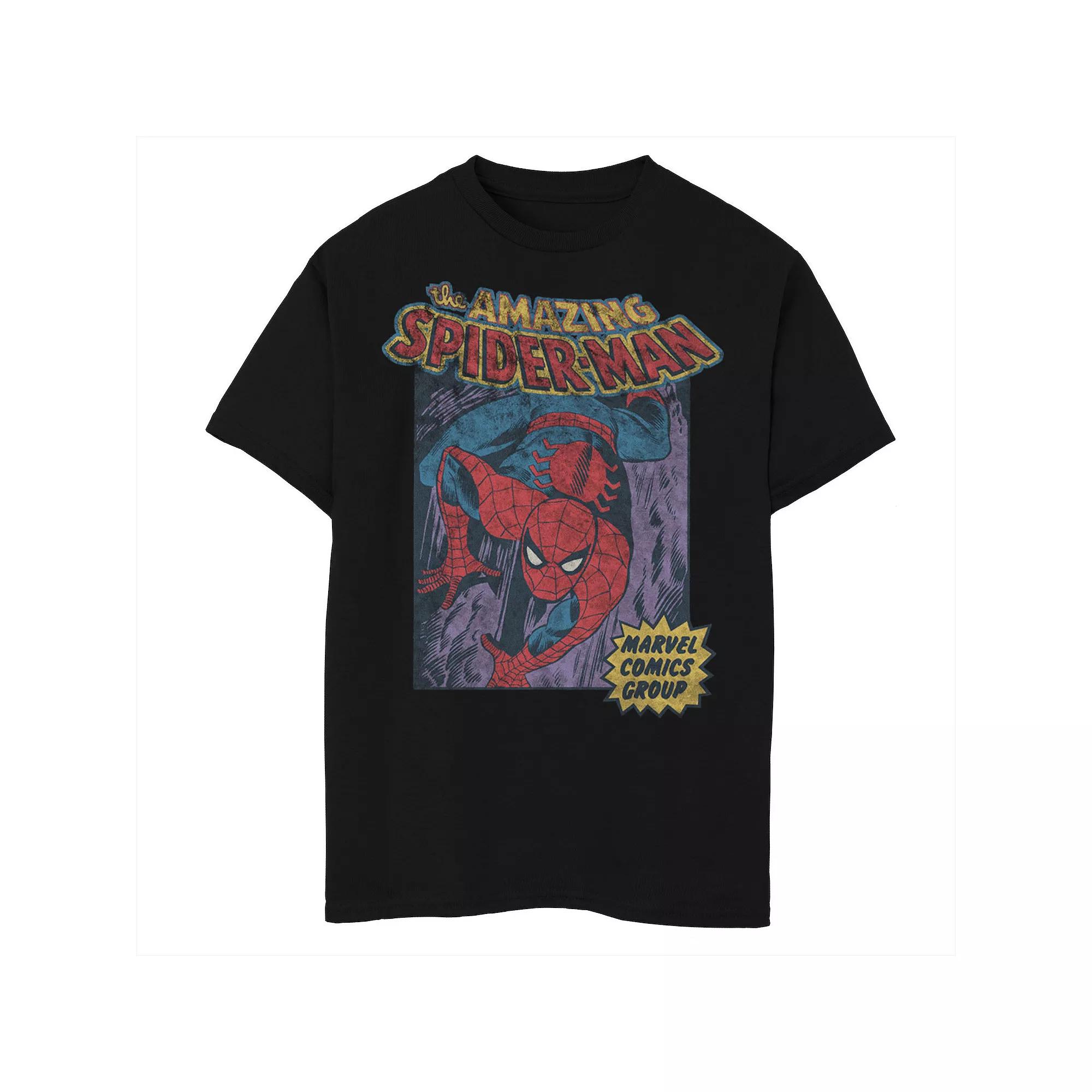 Boys 8-20 Marvel The Amazing Spider-Man Comic Poster Graphic Tee, Boy's,  Product Image