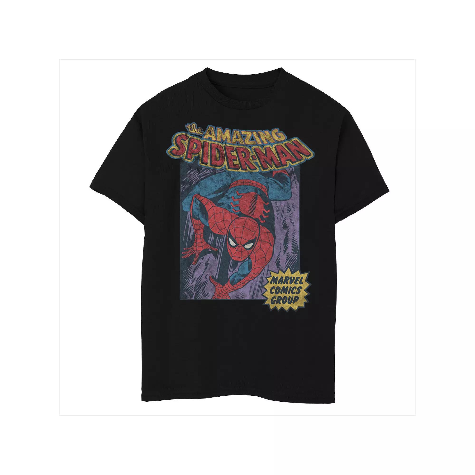 Boys 8-20 Marvel The Amazing Spider-Man Comic Poster Graphic Tee, Boy's,  Product Image