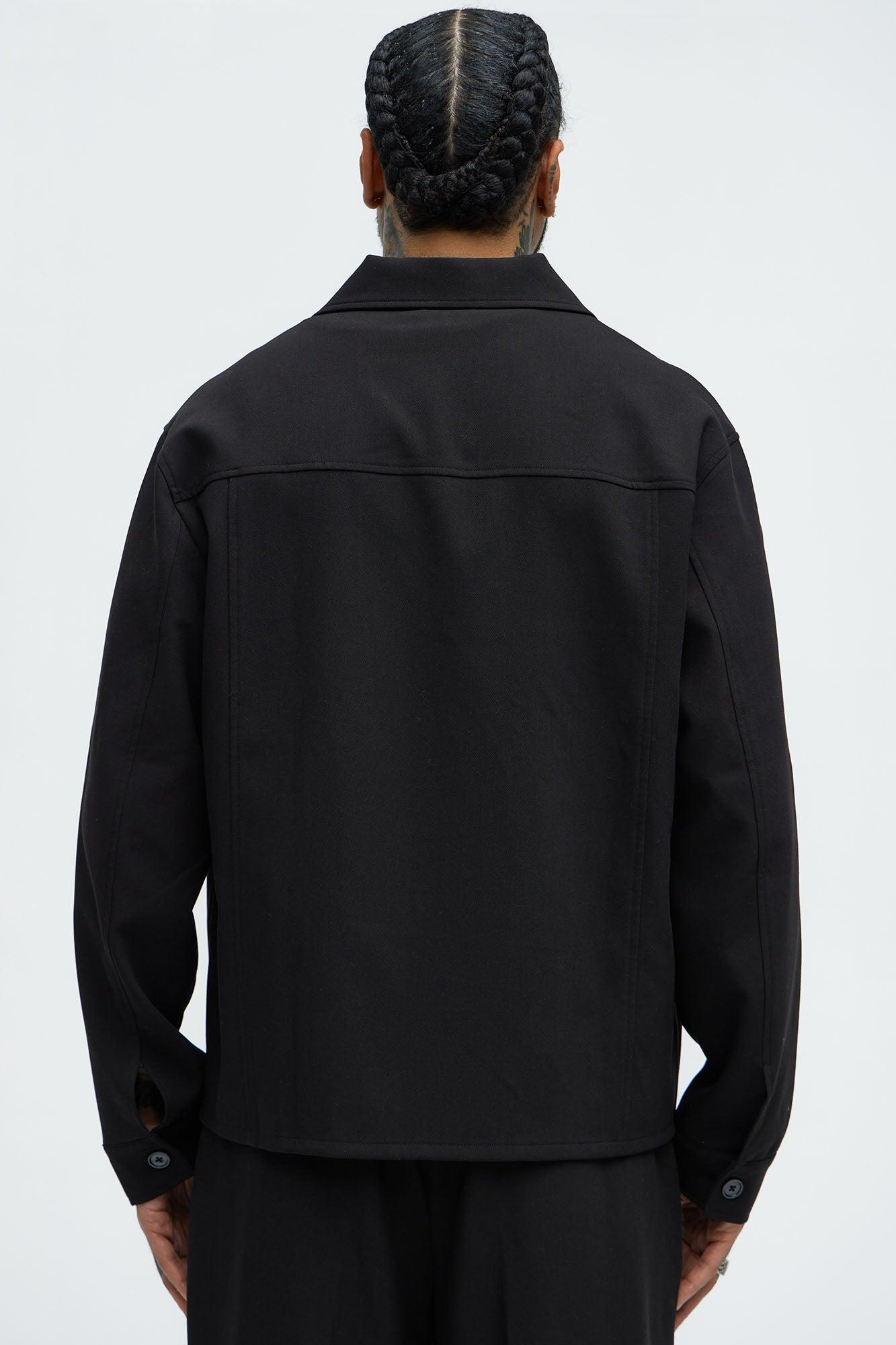 Ronan Weekender Button Up Shirt - Black Product Image