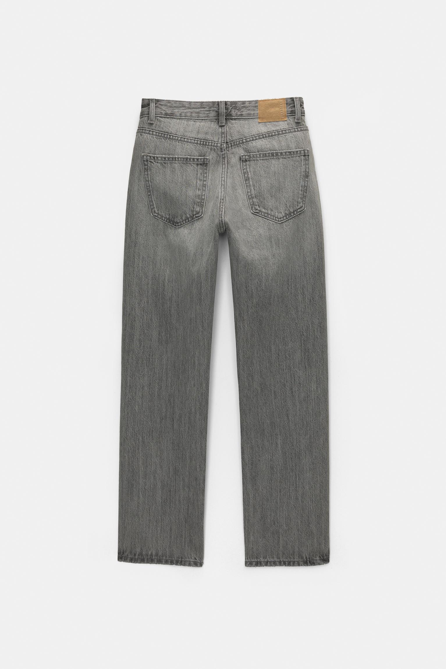 Mid-rise straight-leg jeans Product Image