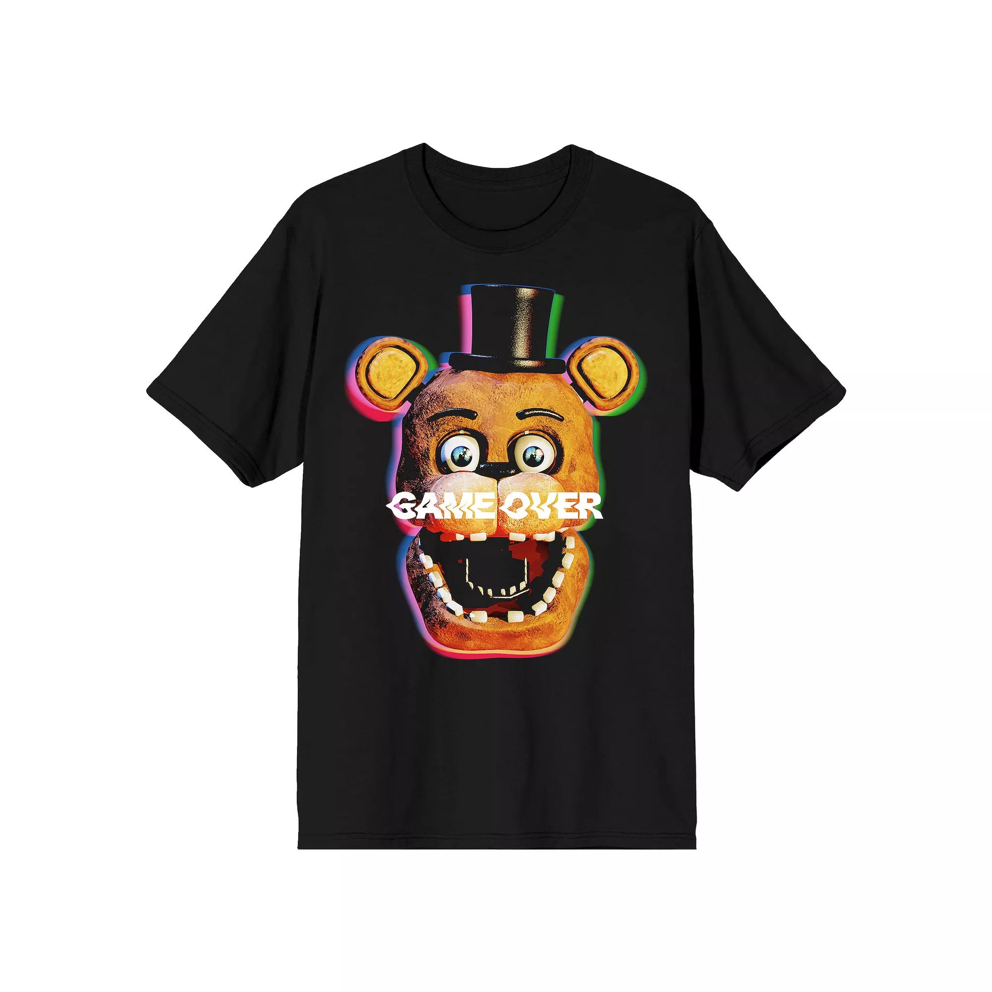 Men's Five Nights At Freddy's Game Over Crewneck Graphic Tee,  Product Image