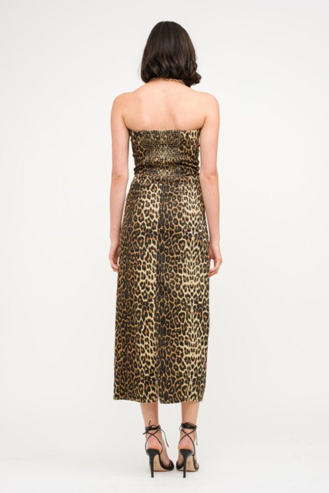 Leopard Midi Dress Product Image