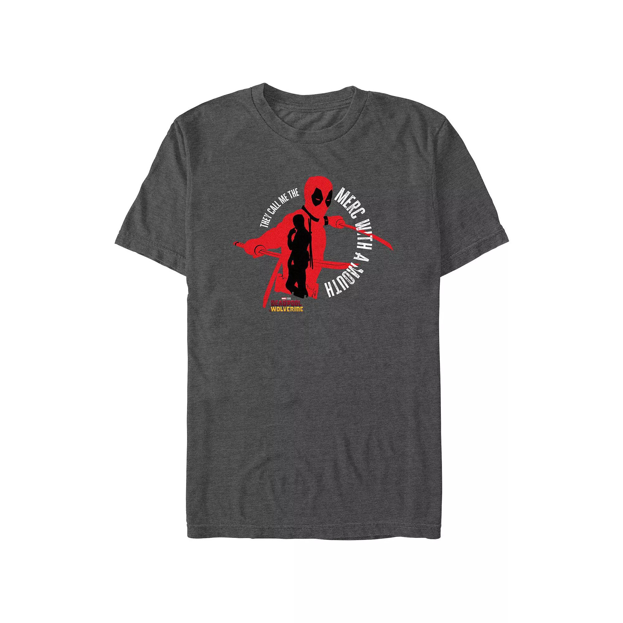 Big & Tall Marvel Deadpool & Wolverine Merc With A Mouth Graphic Tee, Men's,  Product Image