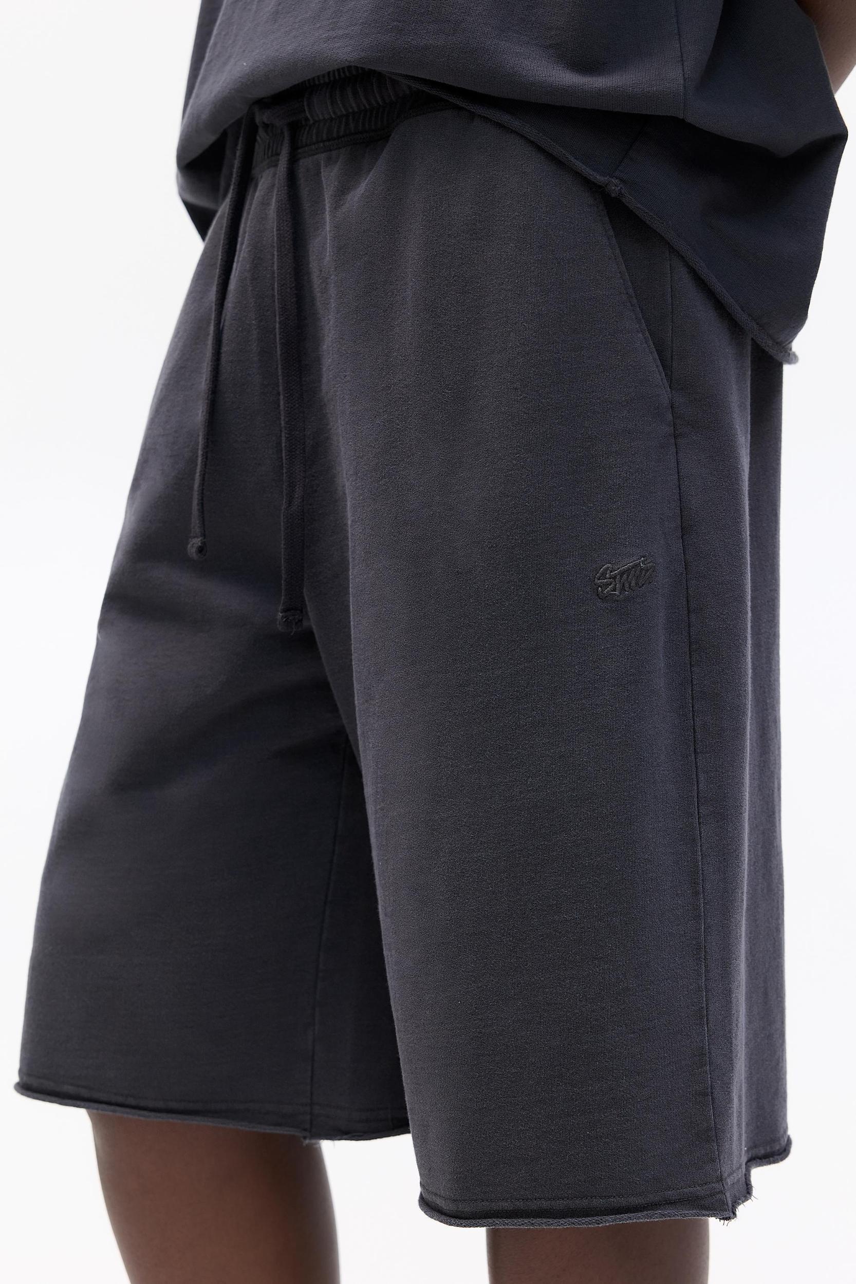 Baggy Bermuda sweat shorts Product Image