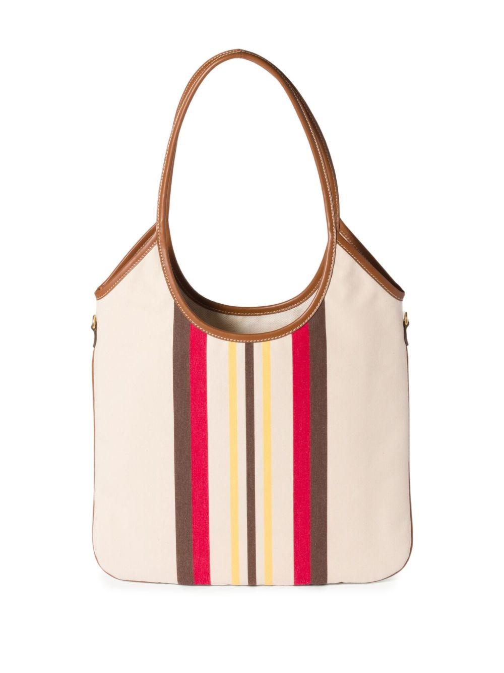 Ivy striped tote bag Product Image